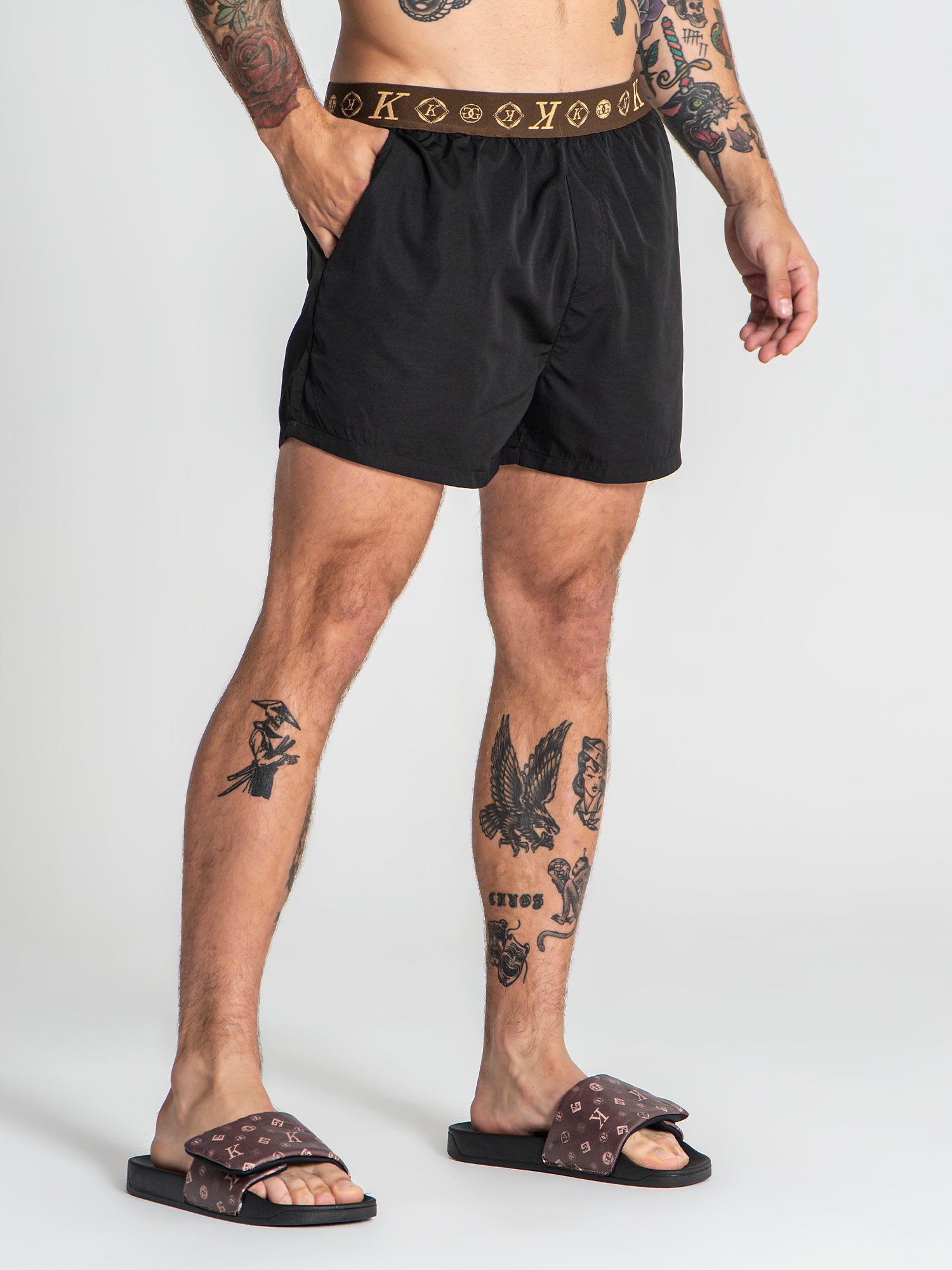 Black ChoKo Swimshorts