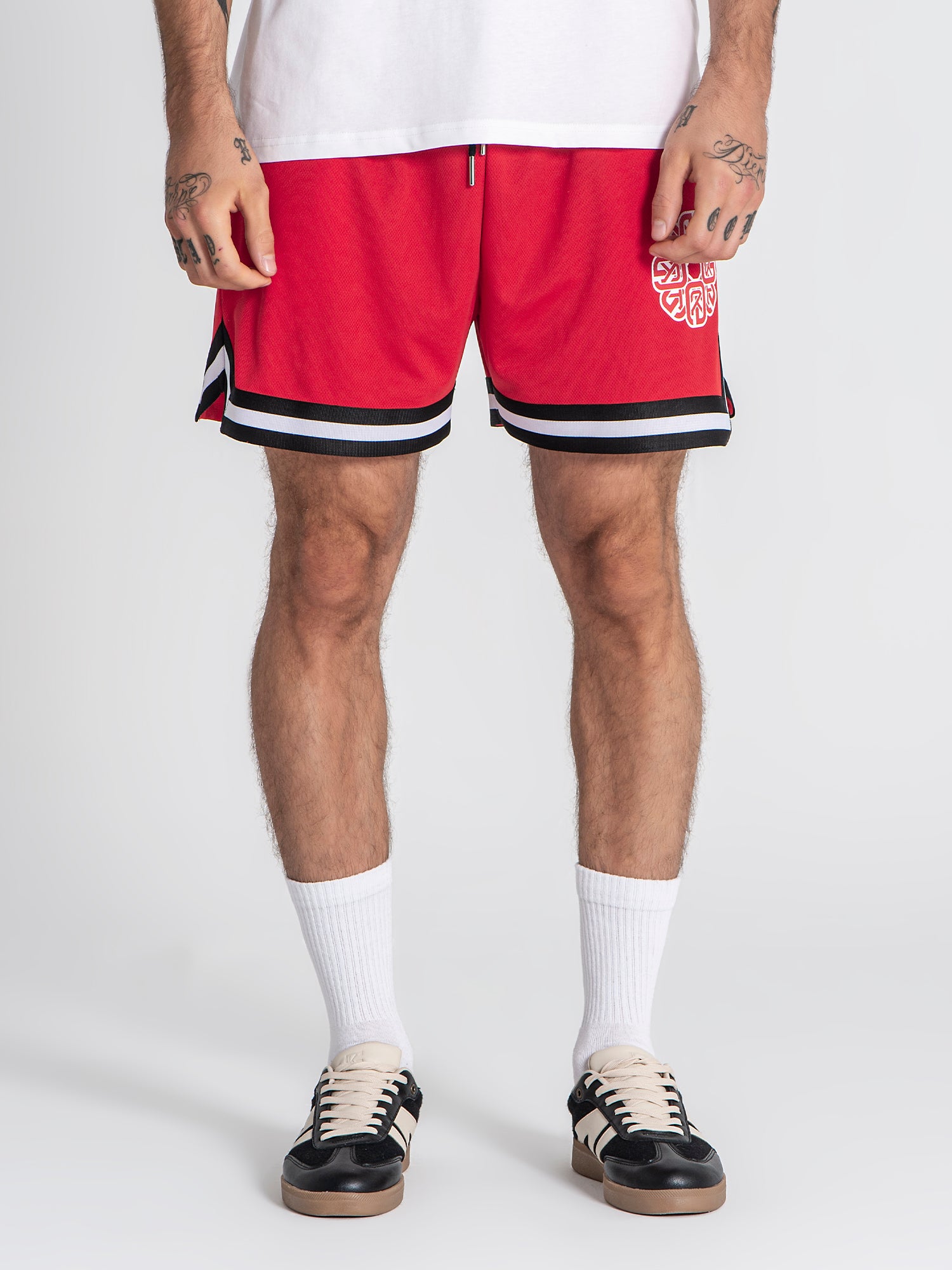 Red Rotate Shorts