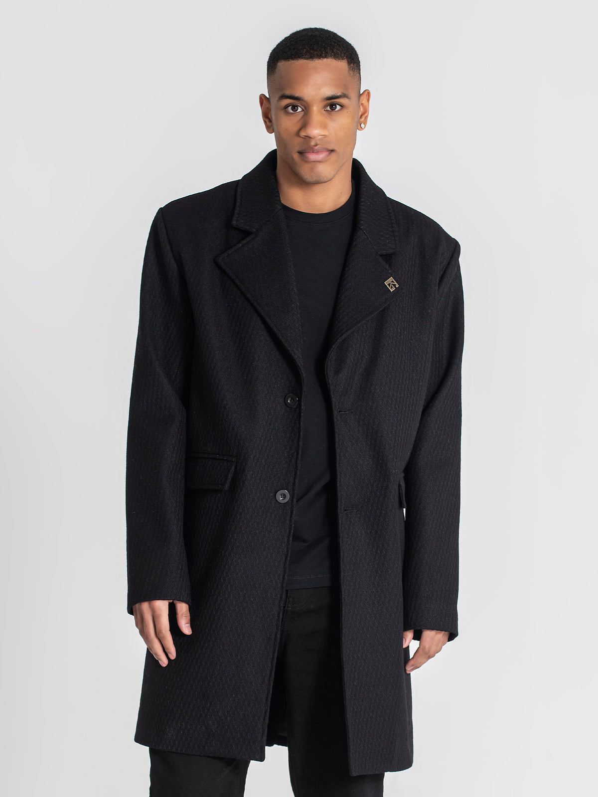 overcoats / Black Oxford Coat