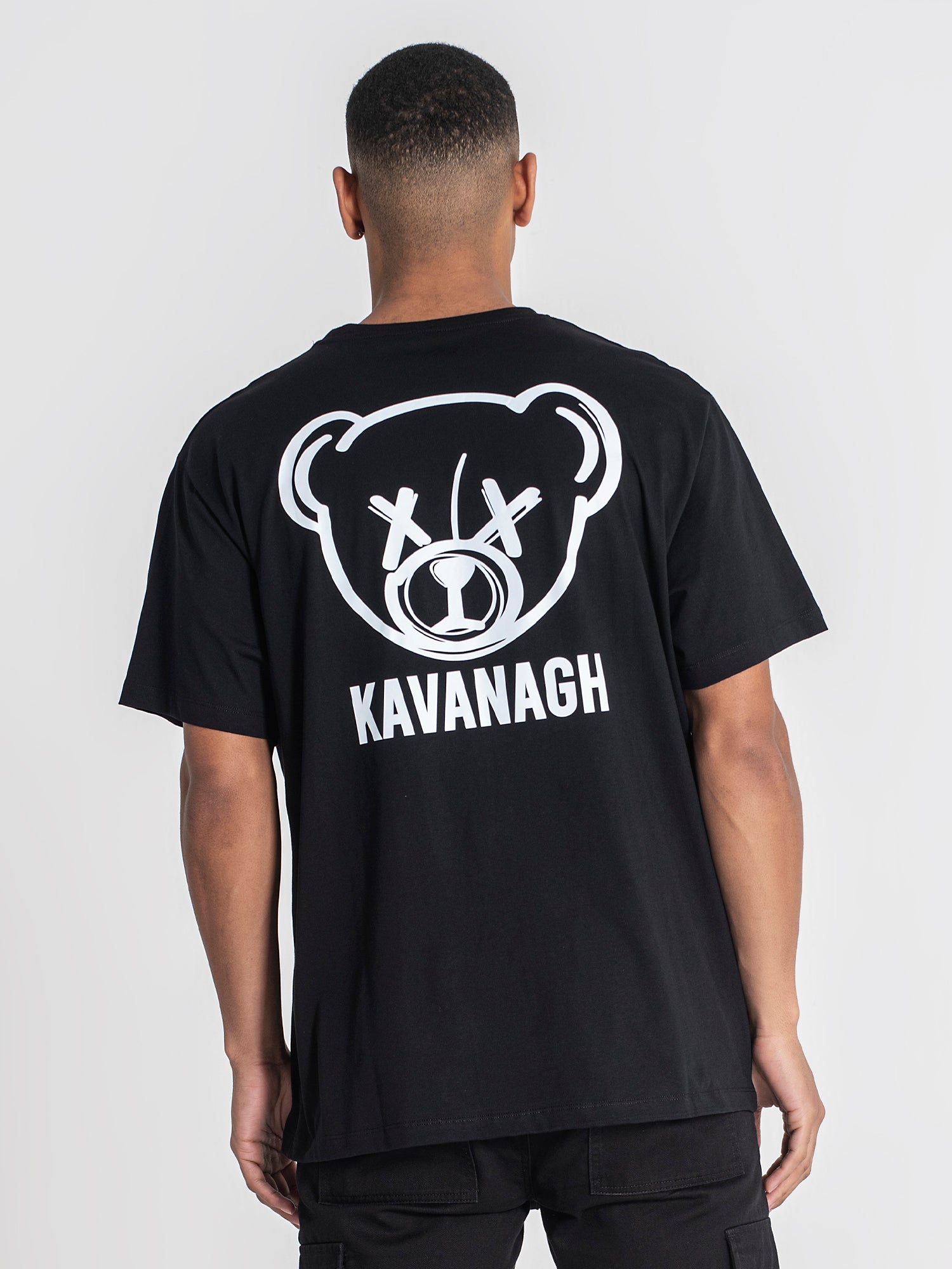 Black X-Teddy Oversized Tee