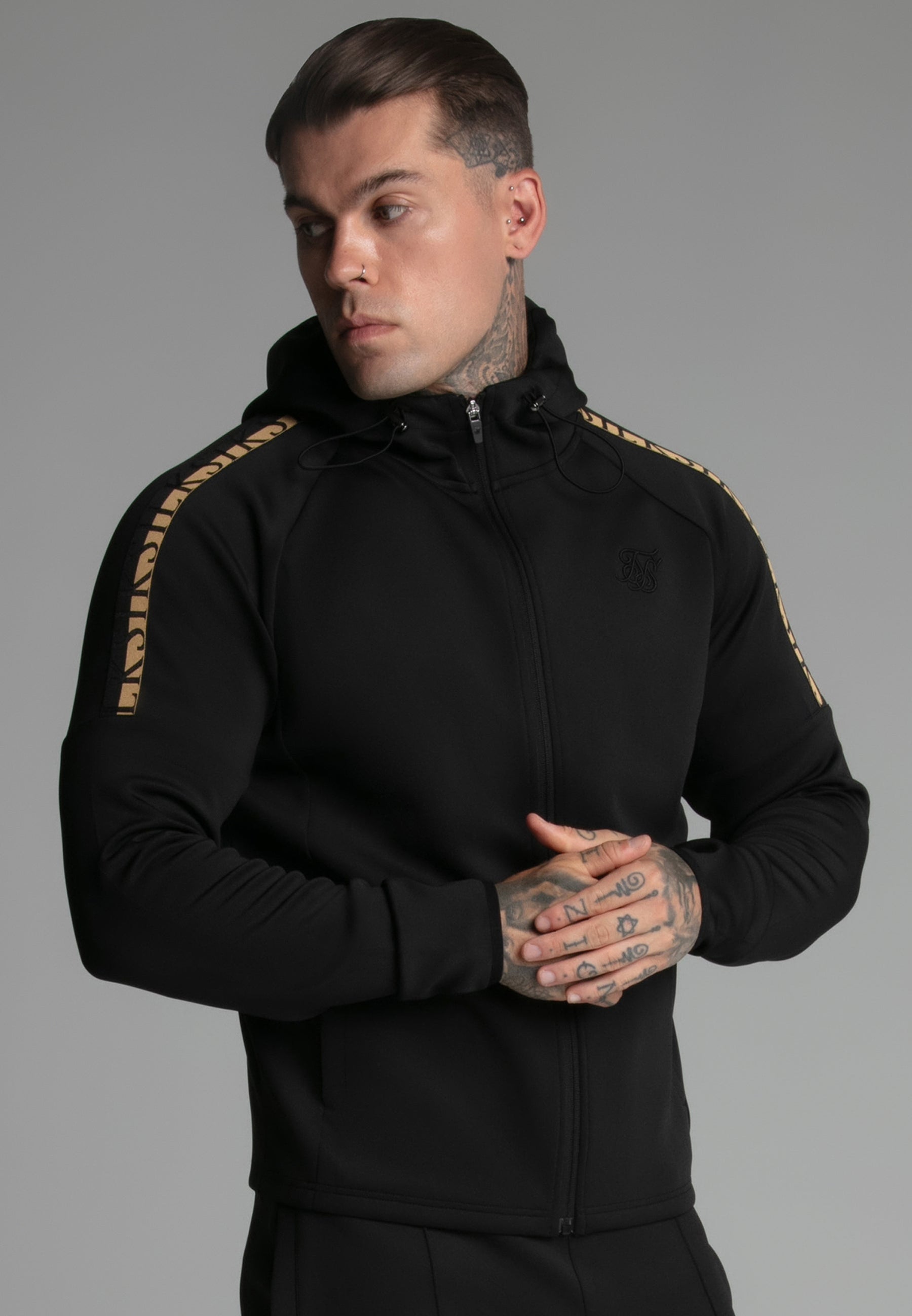 hoodies / Black Full zip Hoodie