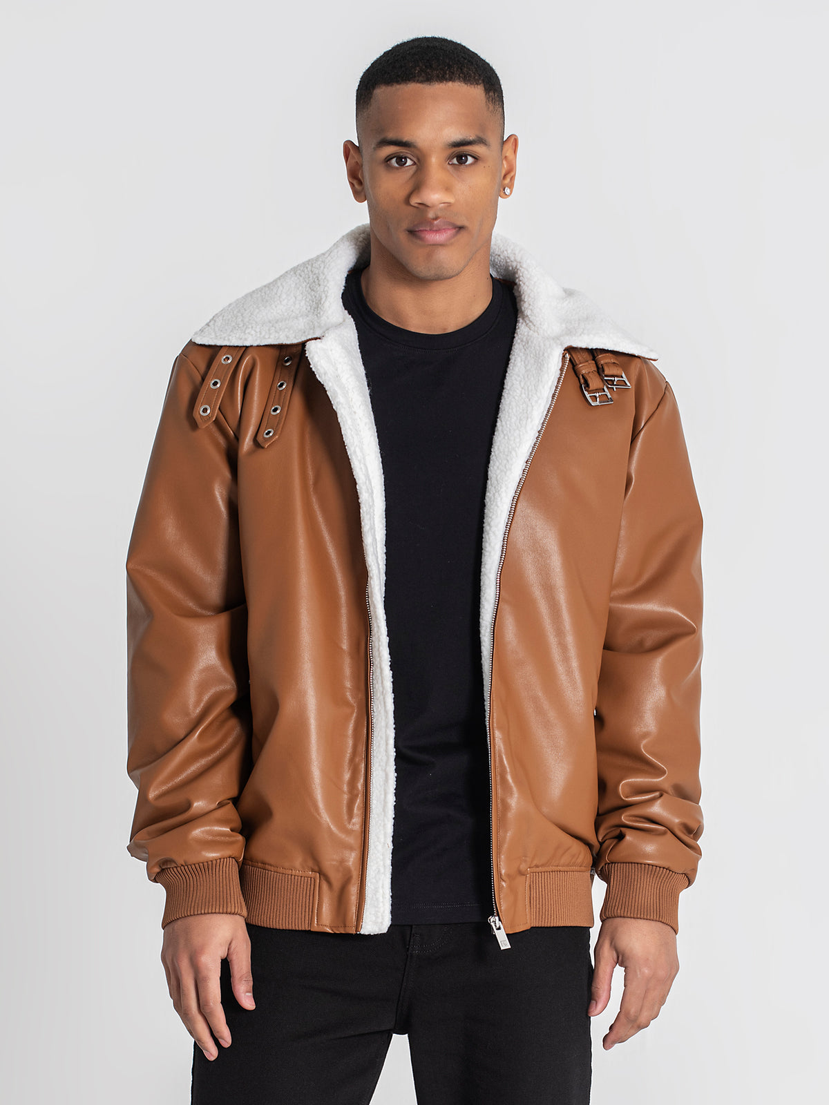 jackets / Camel Cocoon Sherpa Jacket