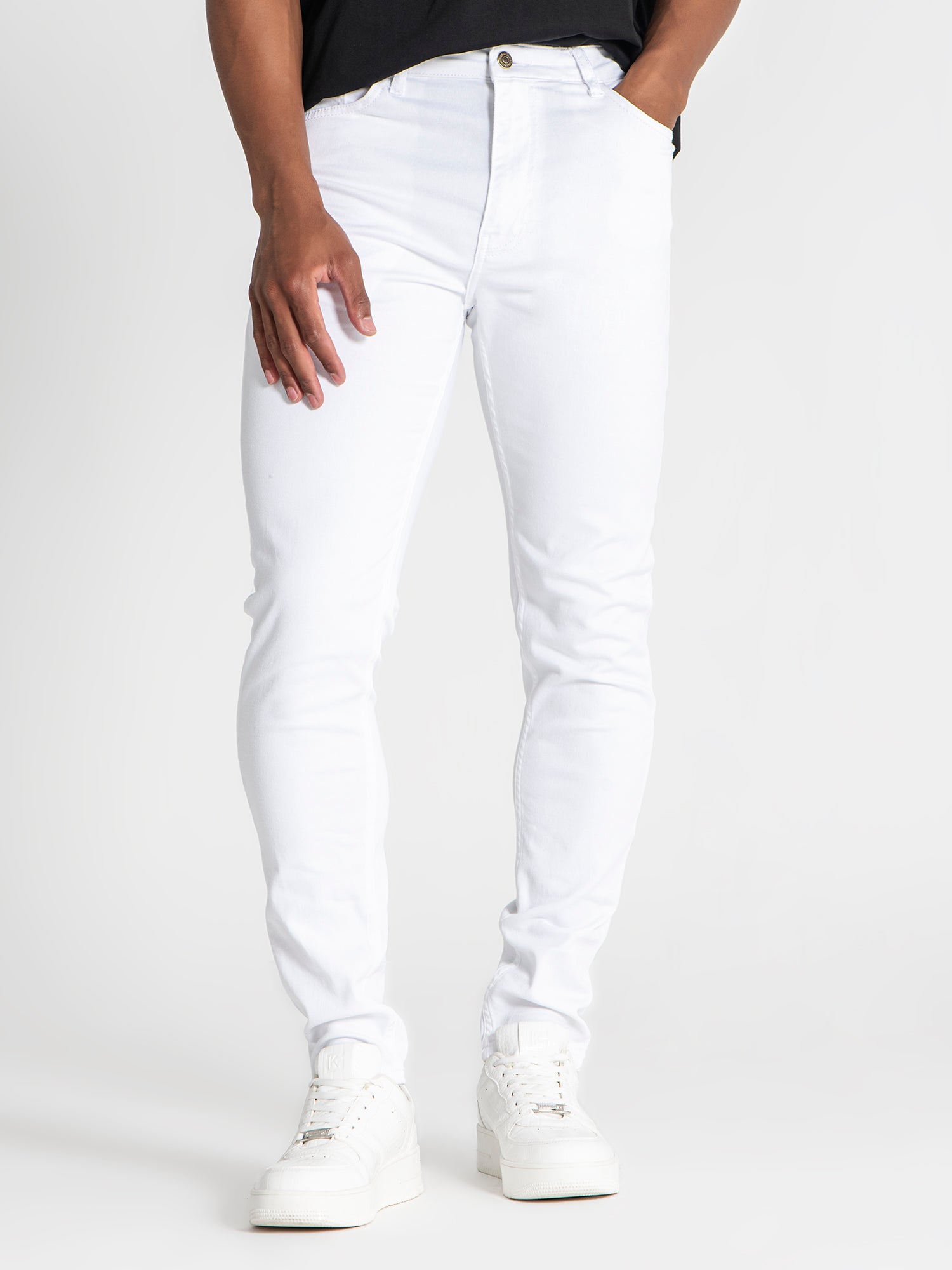 White Slim Fit Jeans Jeans Gianni Kavanagh