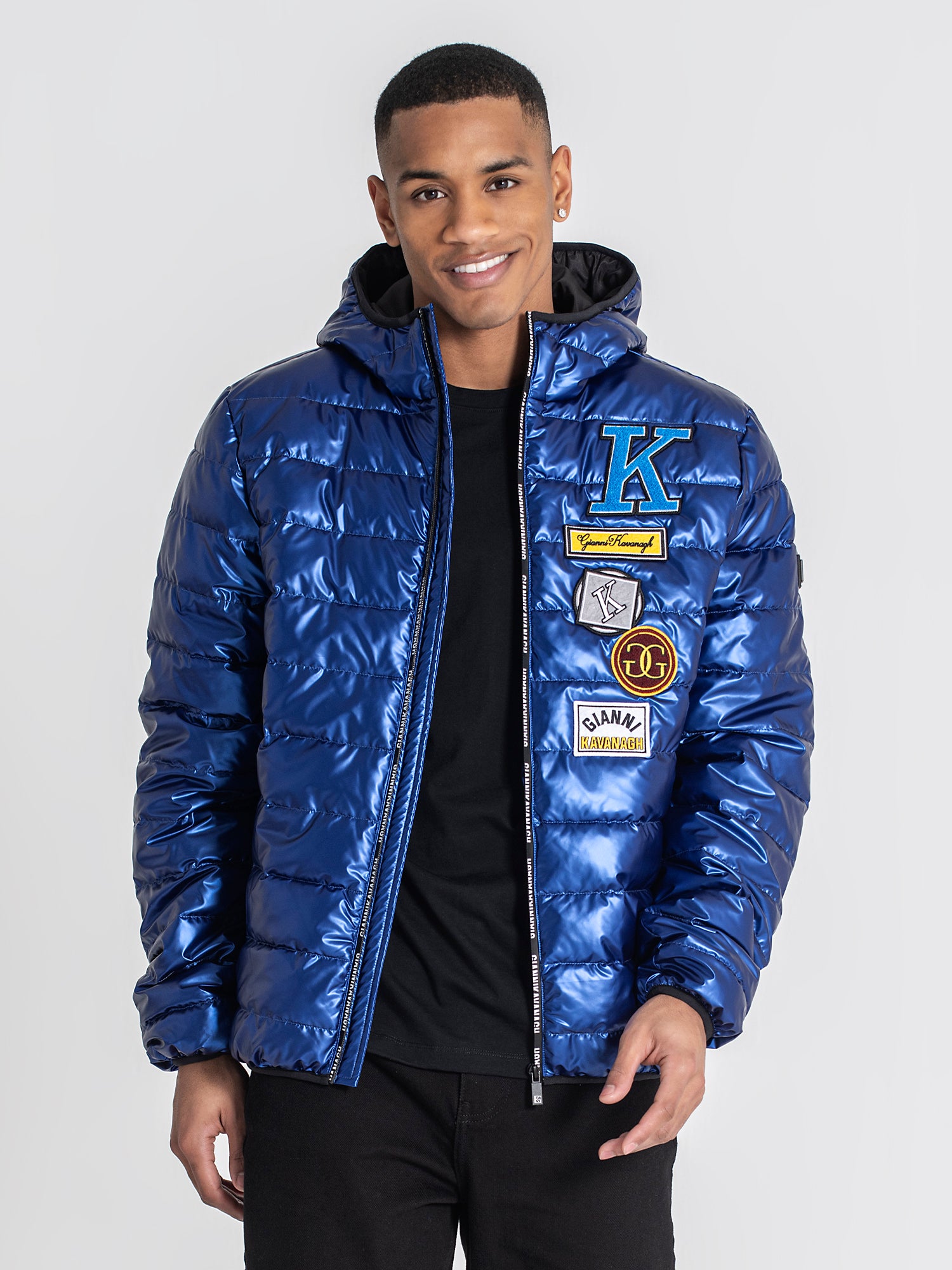 Blue Collage Hoodie Jacket Jackets Gianni Kavanagh