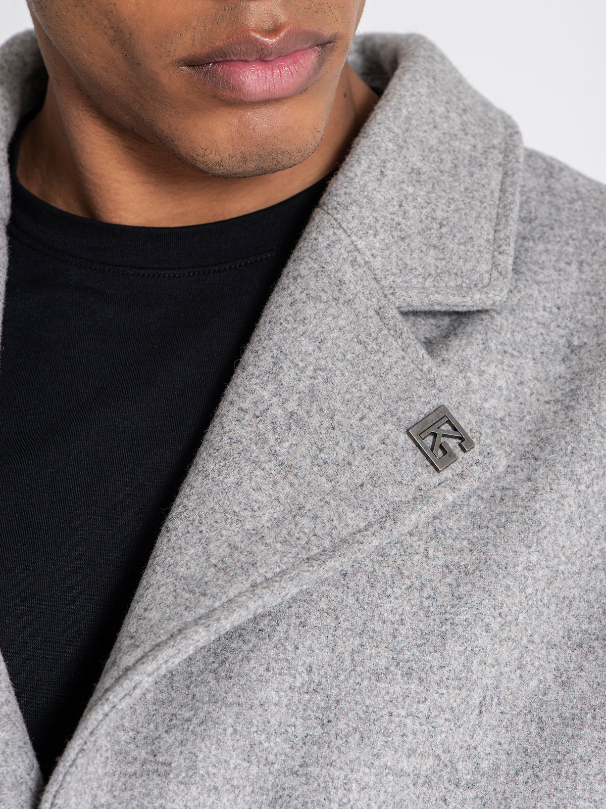 overcoats / Grey Oxford Coat