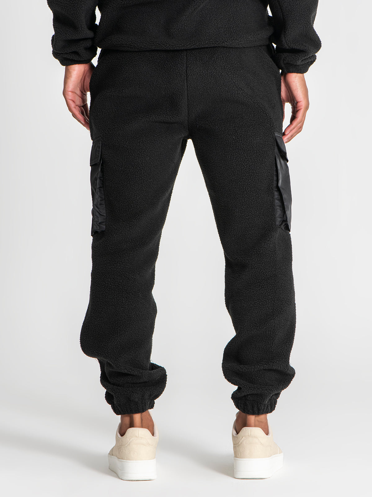 joggers / Black Cargo Sherpa Joggers