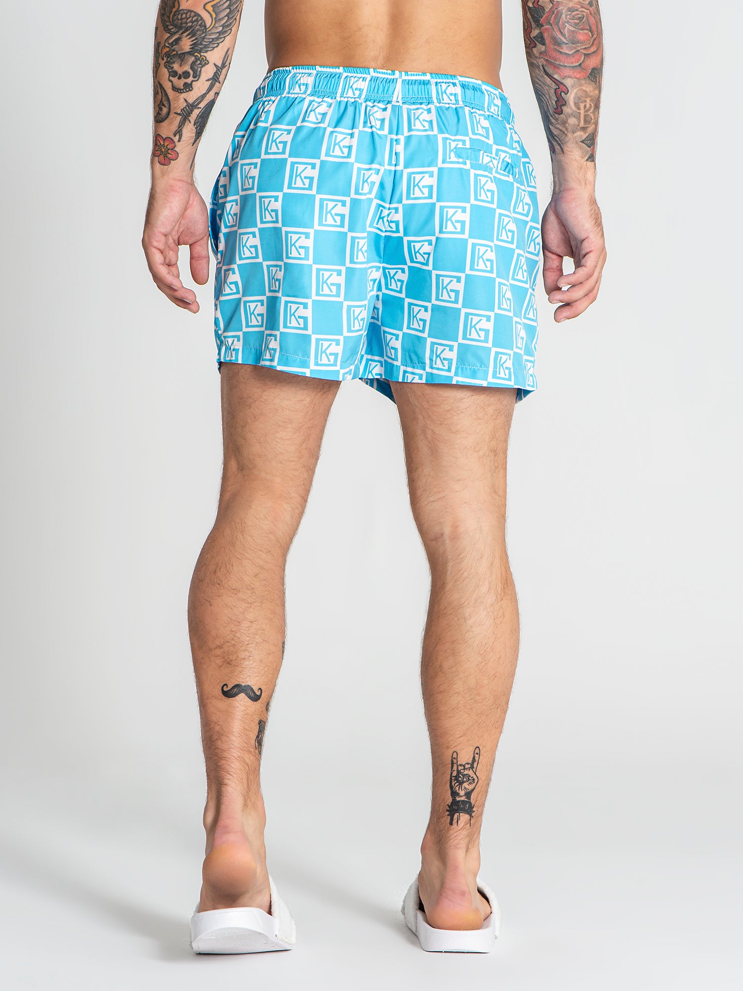 swimshorts / Light Blue Checkers Swimshorts