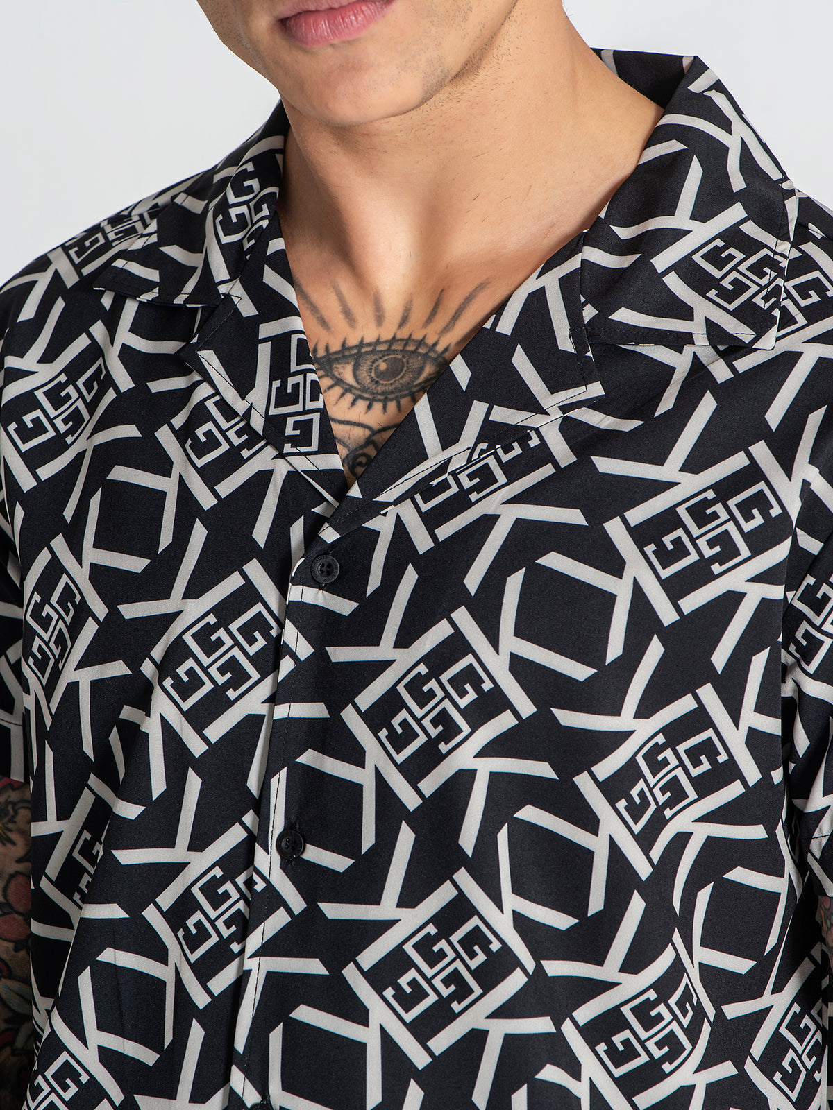 shirts / Black Gatsby Gold Shirt