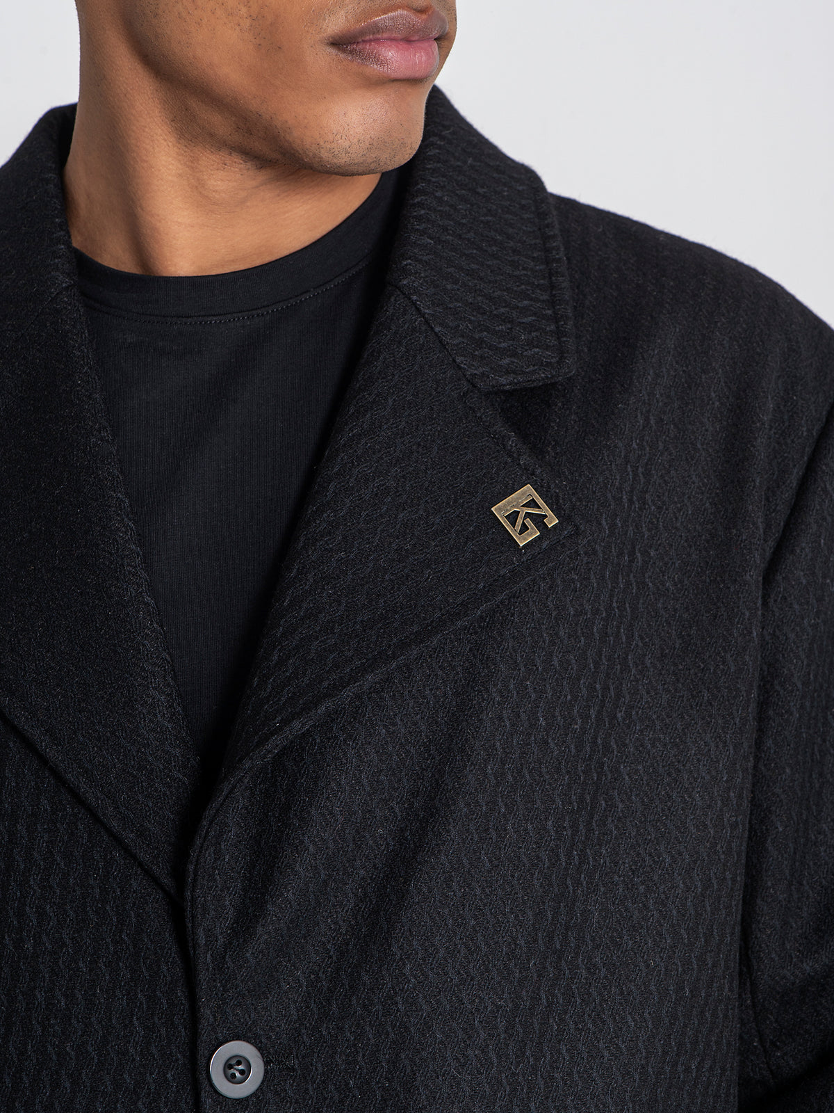 overcoats / Black Oxford Coat