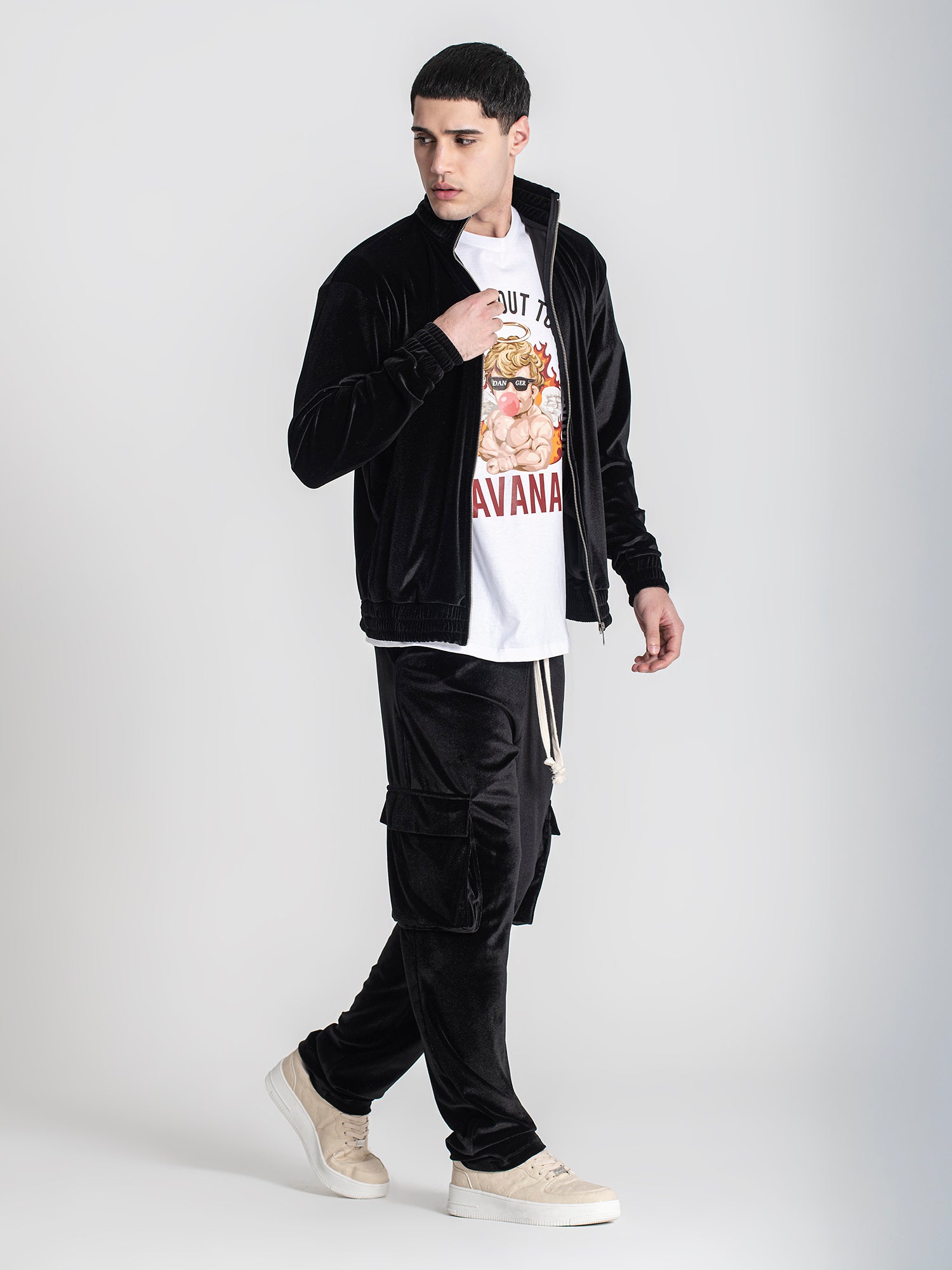 zip jackets / Black Urban Luxe Jacket