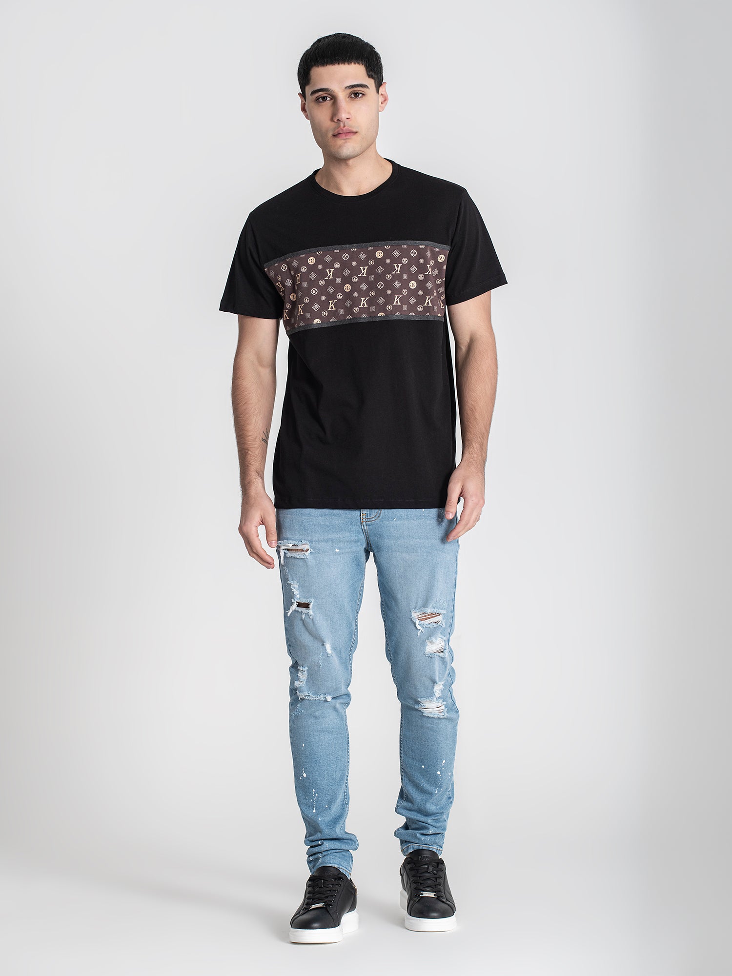 t-shirts / Black Logomania Tee