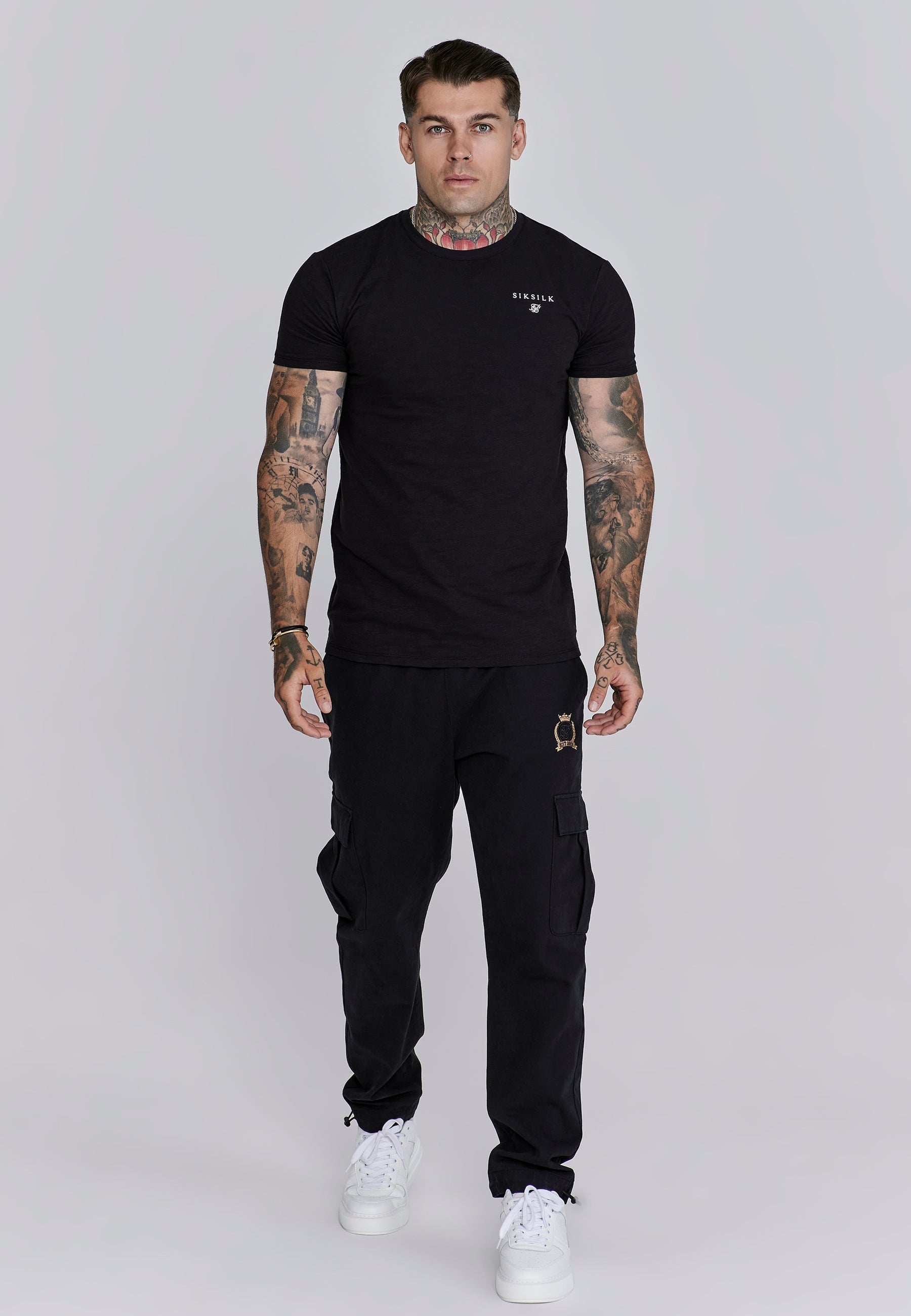 t-shirts / Black Relaxed Fit T-Shirt