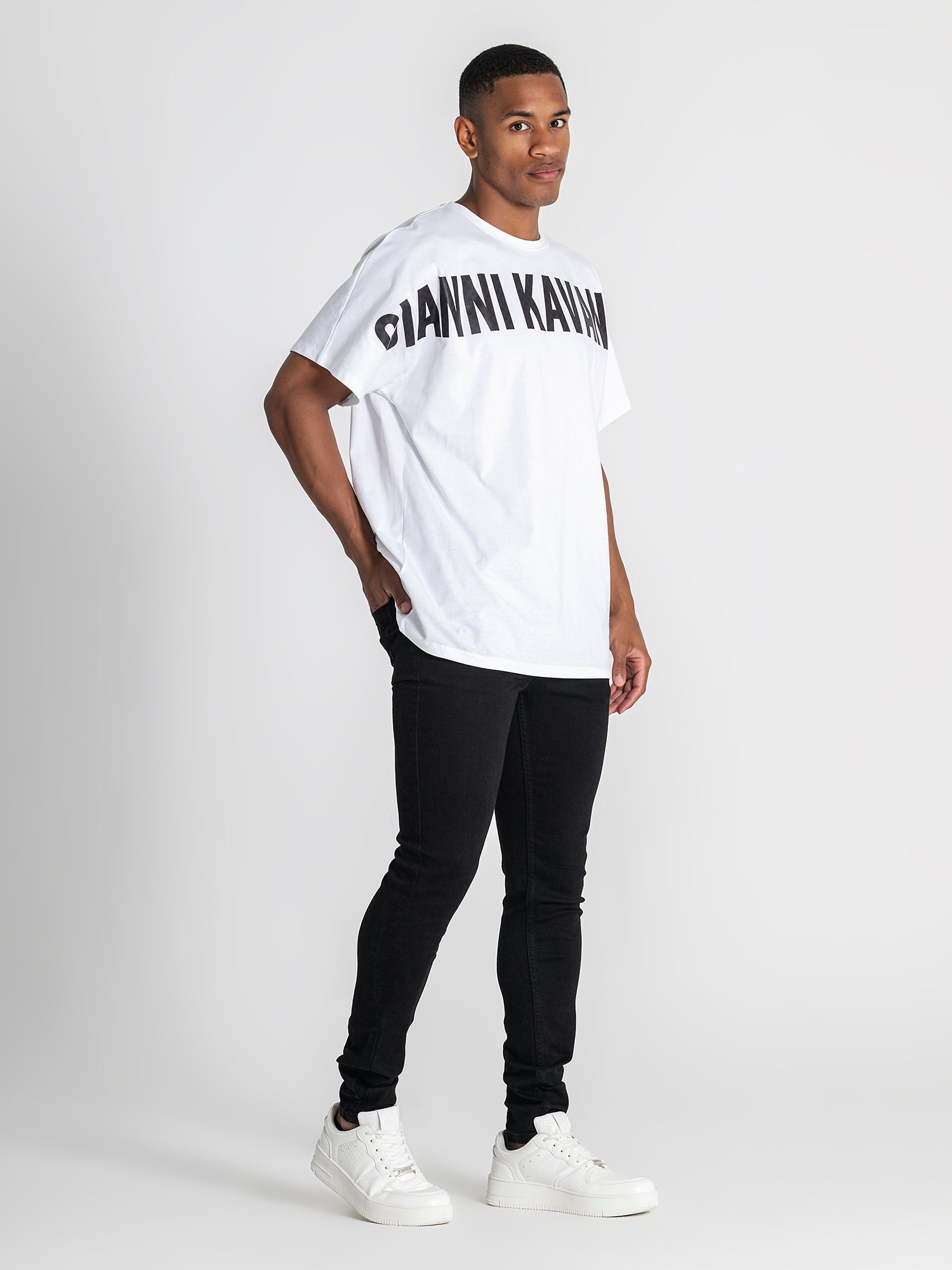 t-shirts / White Clone 2.0 Oversized Tee