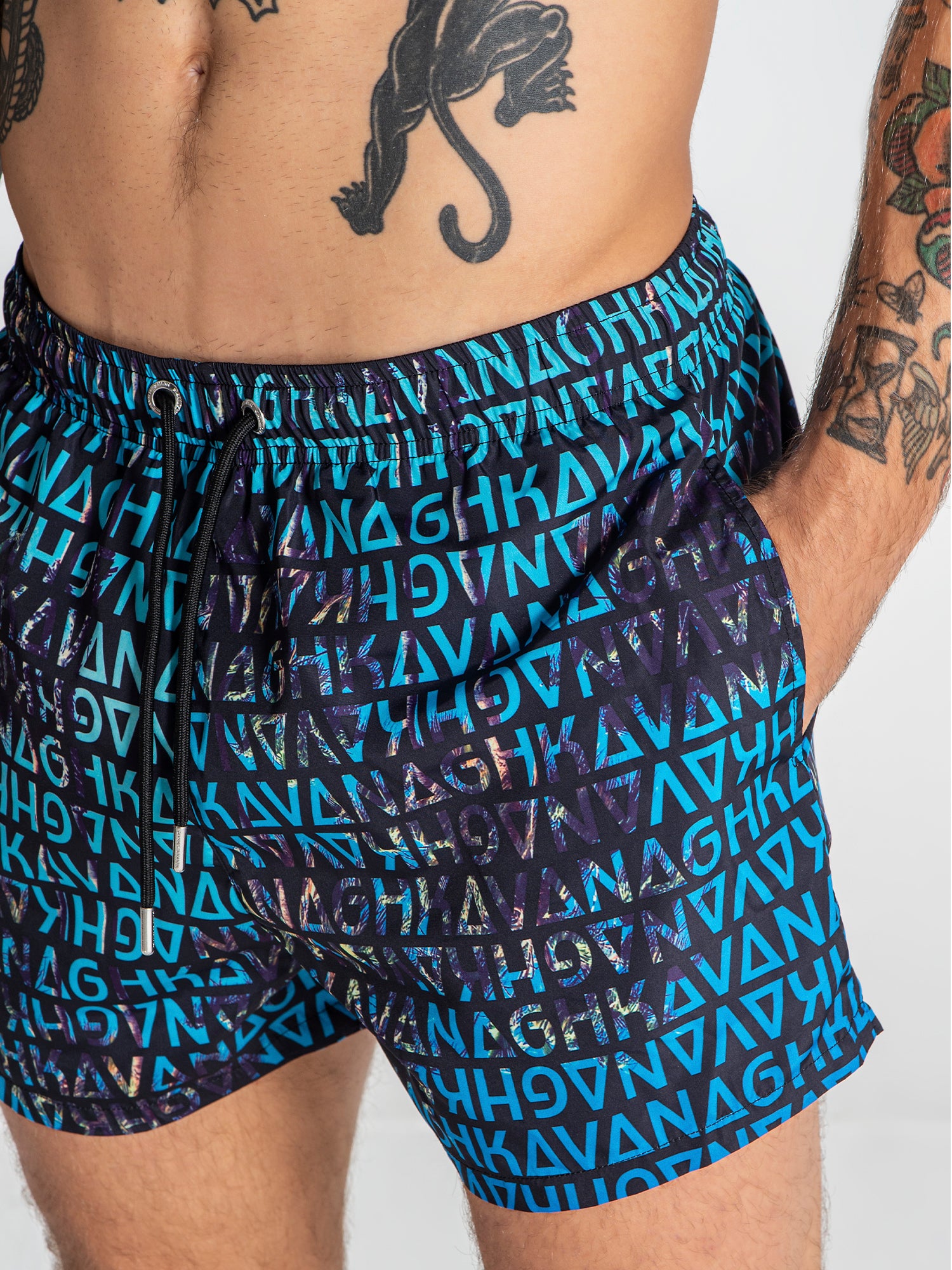 swimshorts / Multicolor Palms Swimshorts