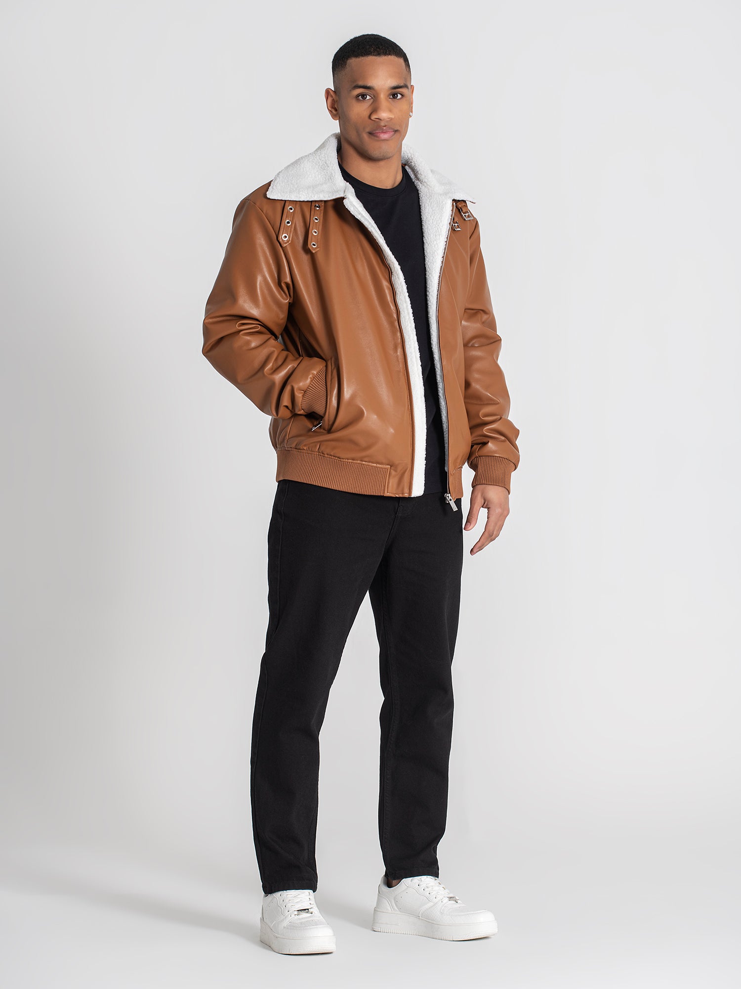 jackets / Camel Cocoon Sherpa Jacket