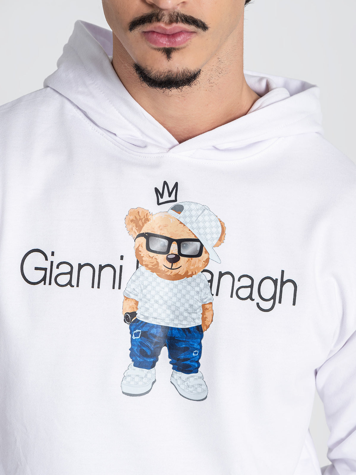 White W-Line Hoodie