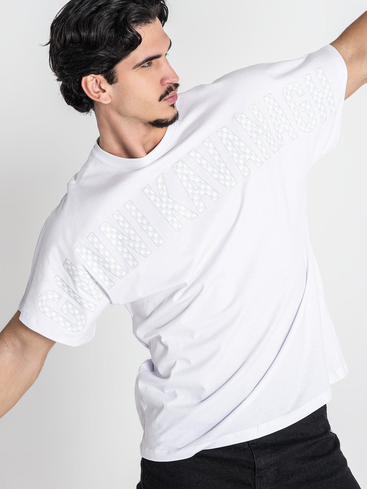 White Clone Oversized Tee