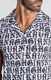 White Message Hawaiian Shirt