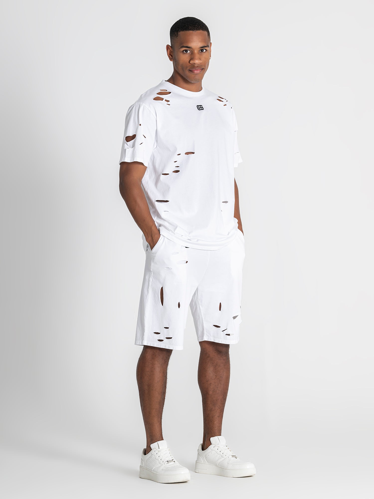 White Portitxol Oversized Tee