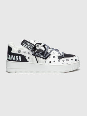 White Mania Wrapped Sneakers