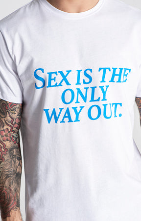 White Escapism Tee