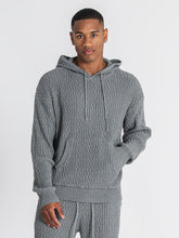 hoodies / Grey Core Knit Hoodie