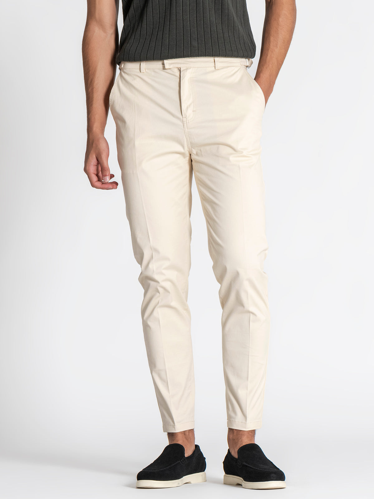 pants / Beige Lock Chino Pants