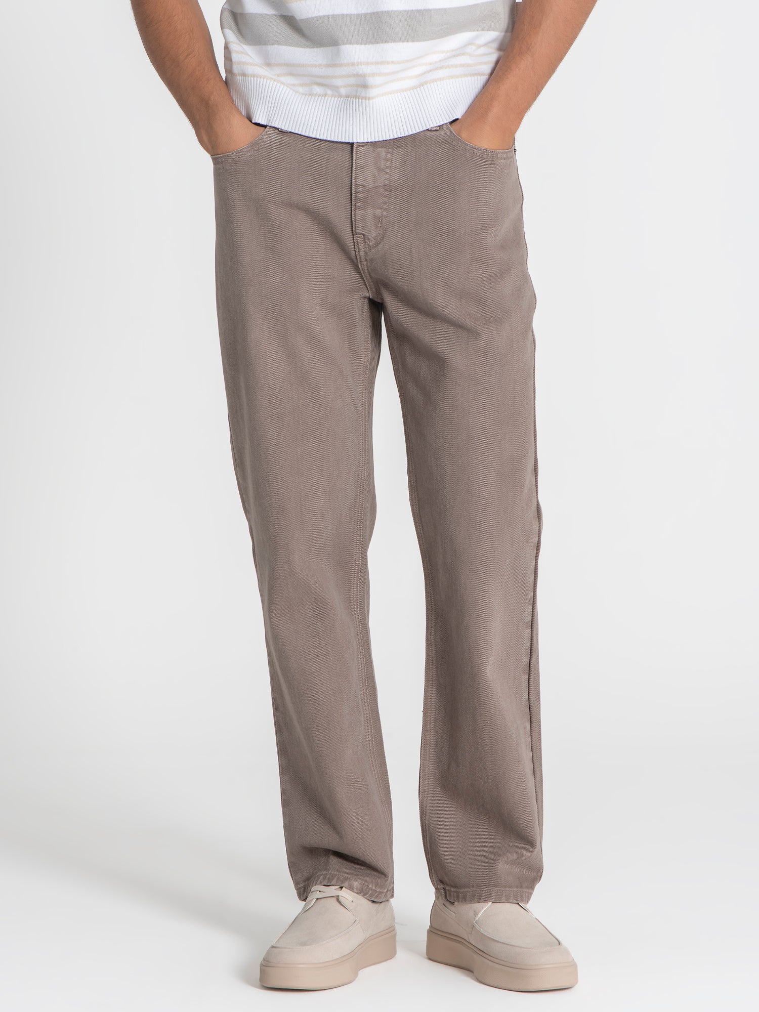 Taupe Wash Jeans