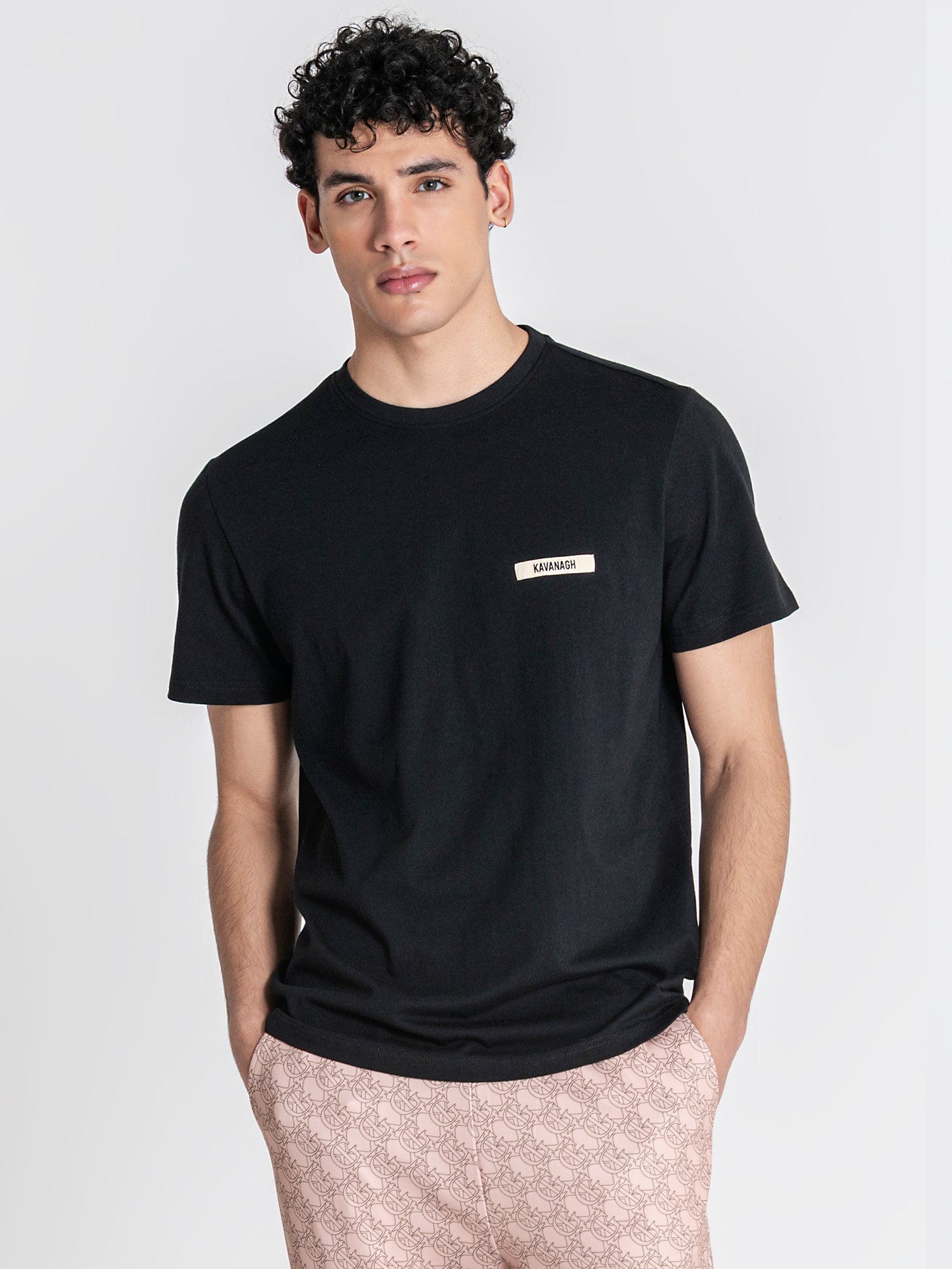 Black GK Tape Tee