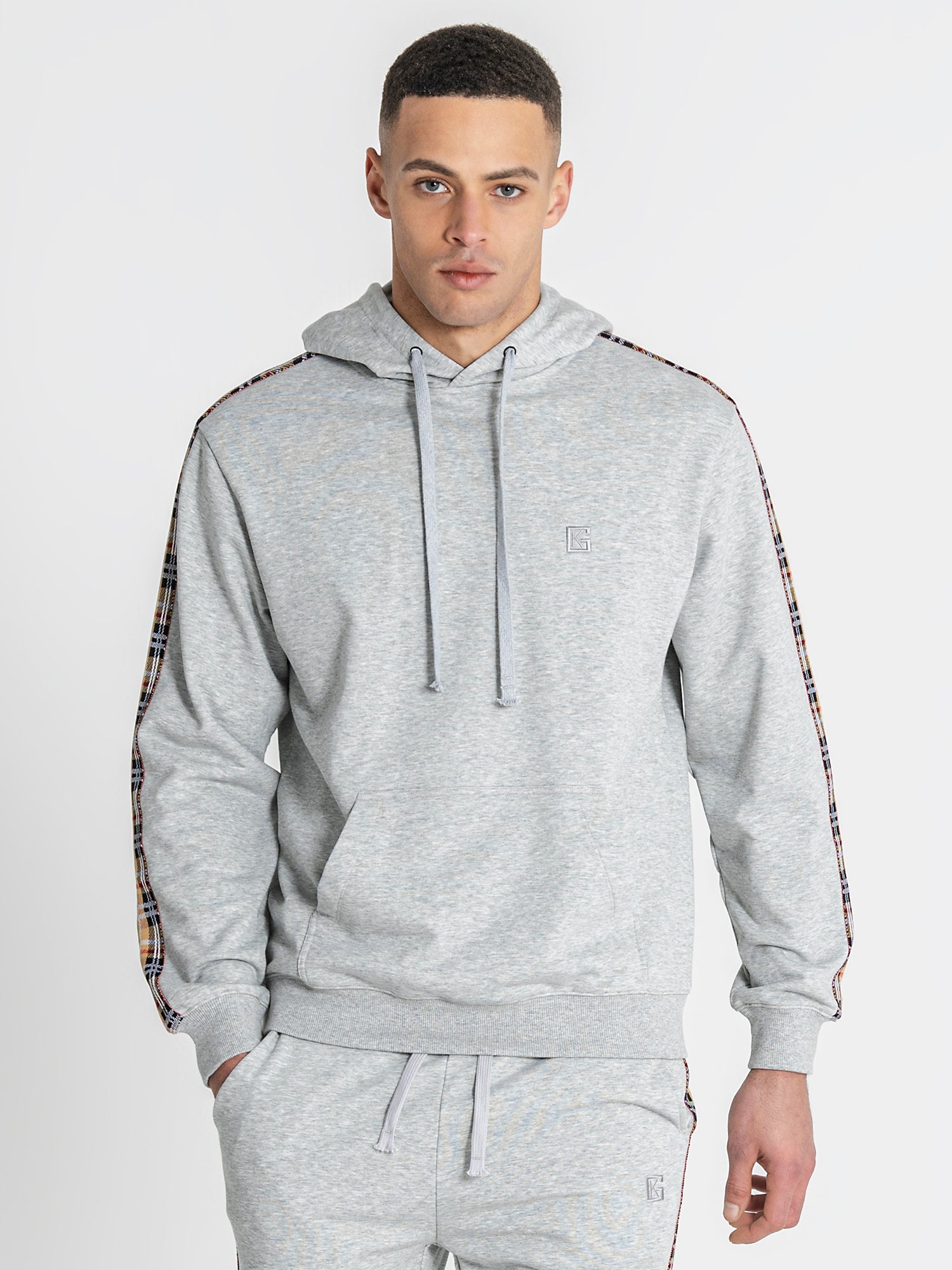 Grey Melange British Hoodie