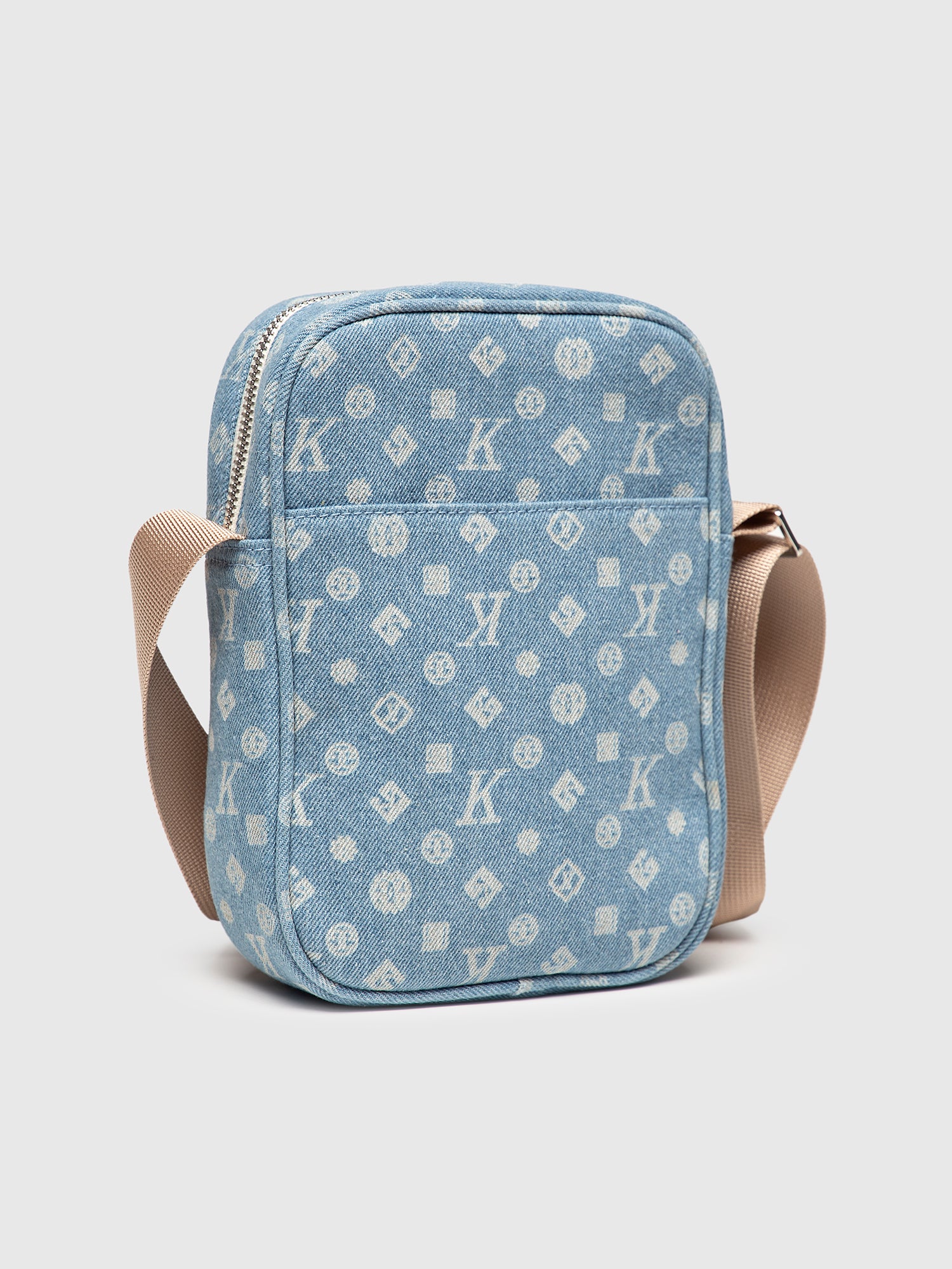 Light Blue Denim Shoulder Bag