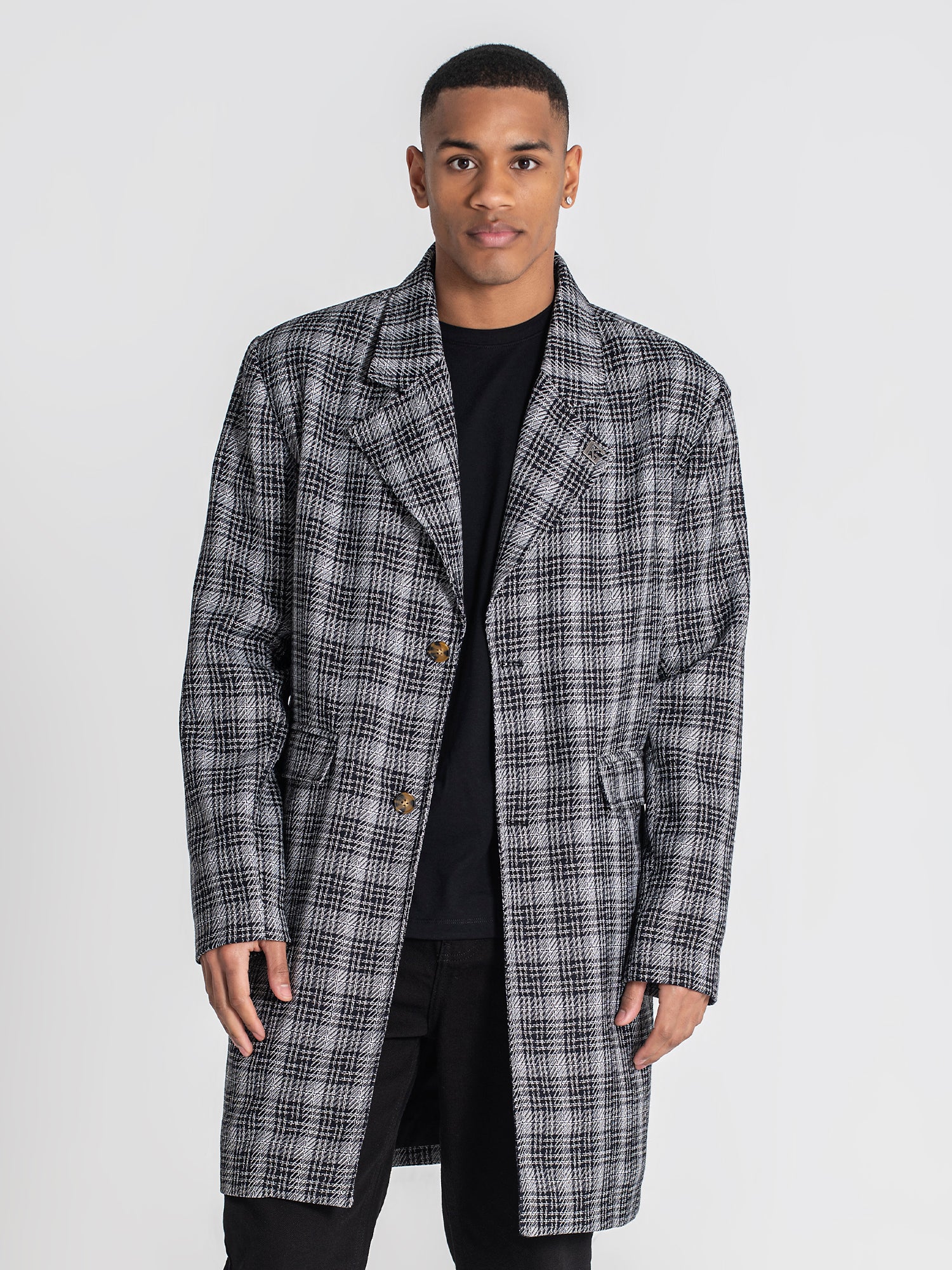 Multicolor Oxford Coat
