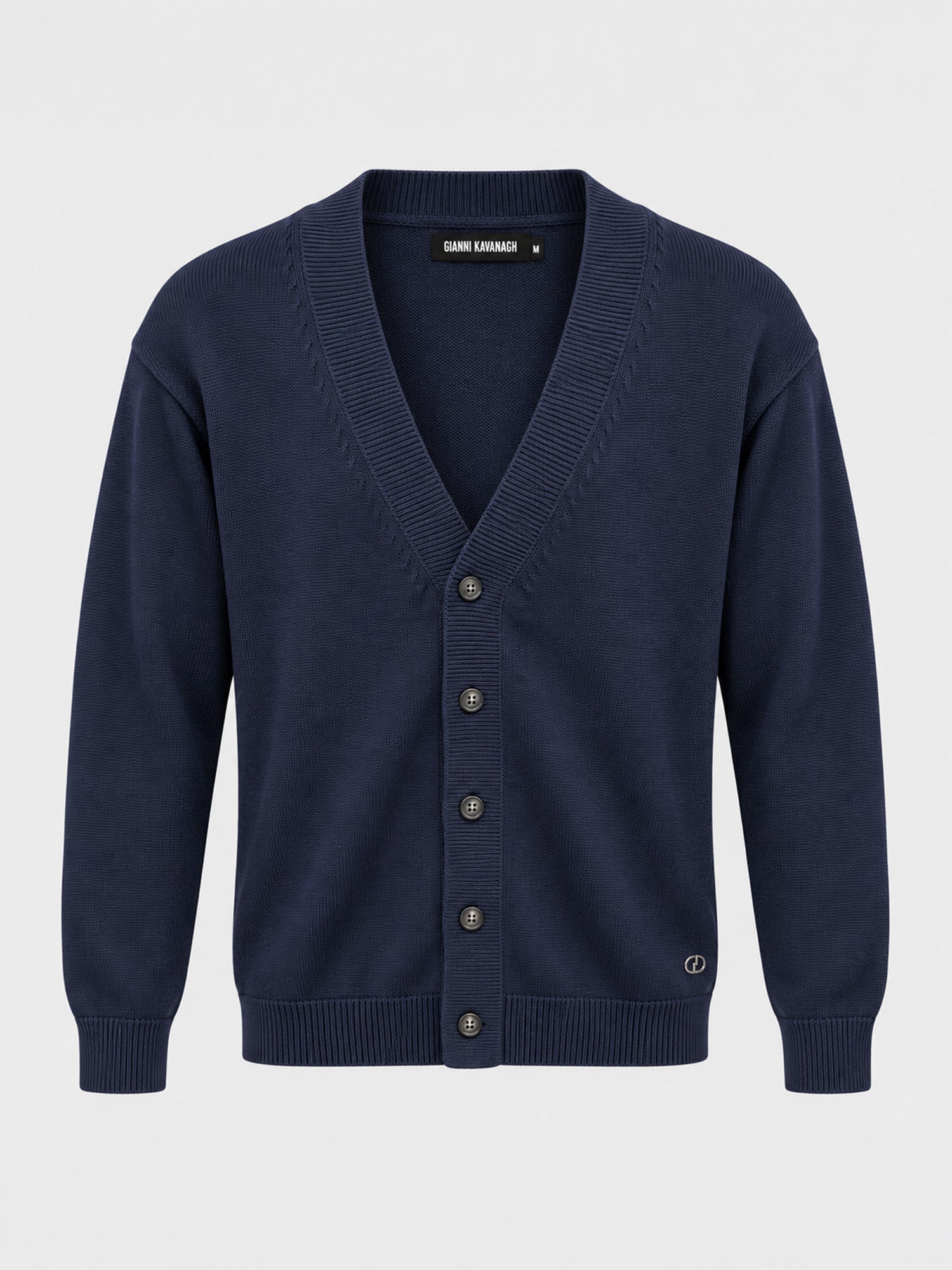 jackets / Blue Essential Knit Cardigan