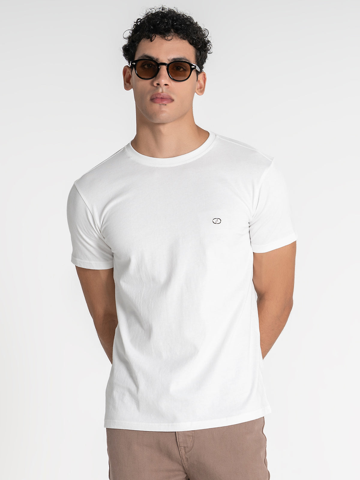 T-Shirt Blanc Metal