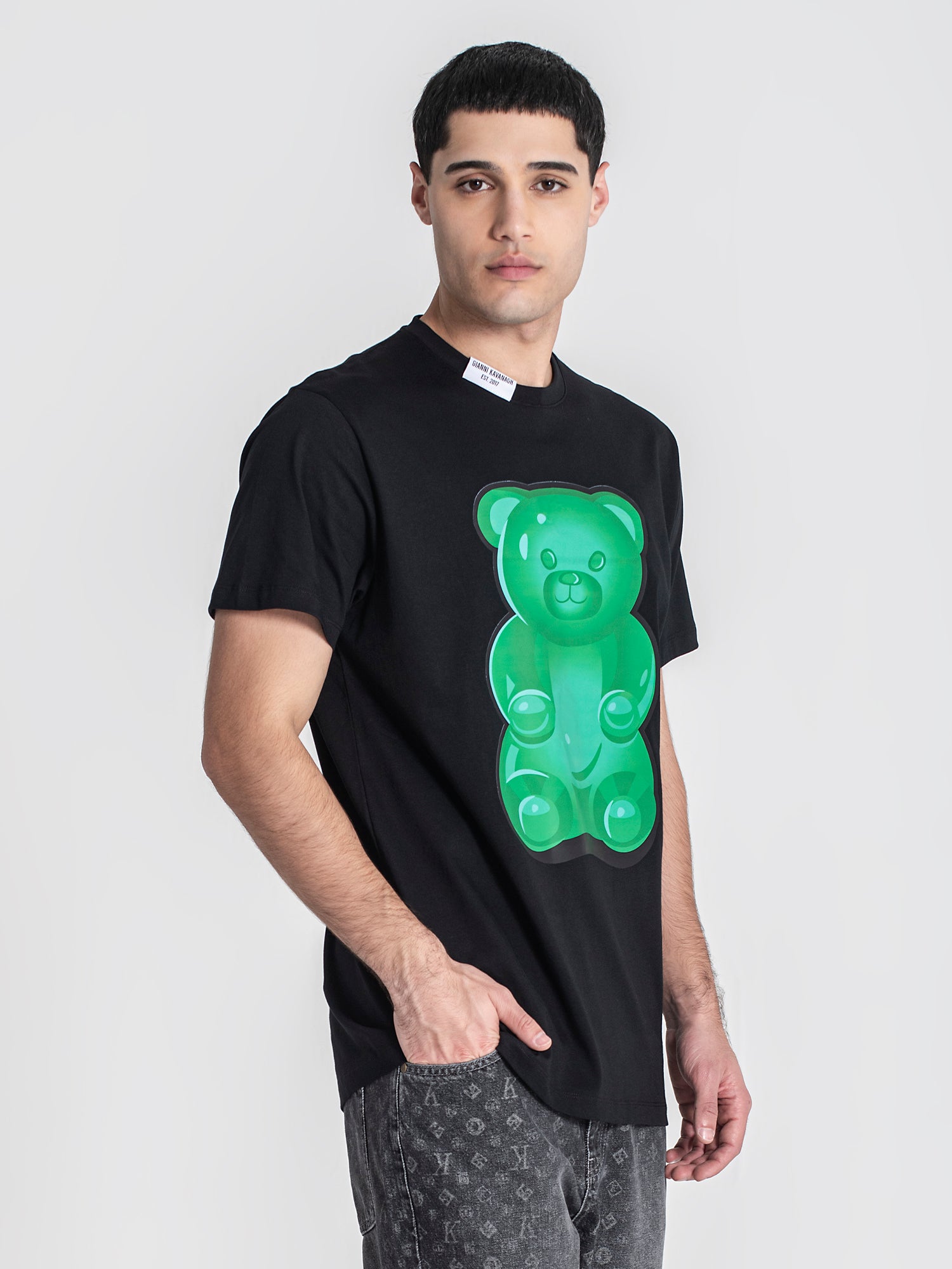 Black Candy Bear Tee
