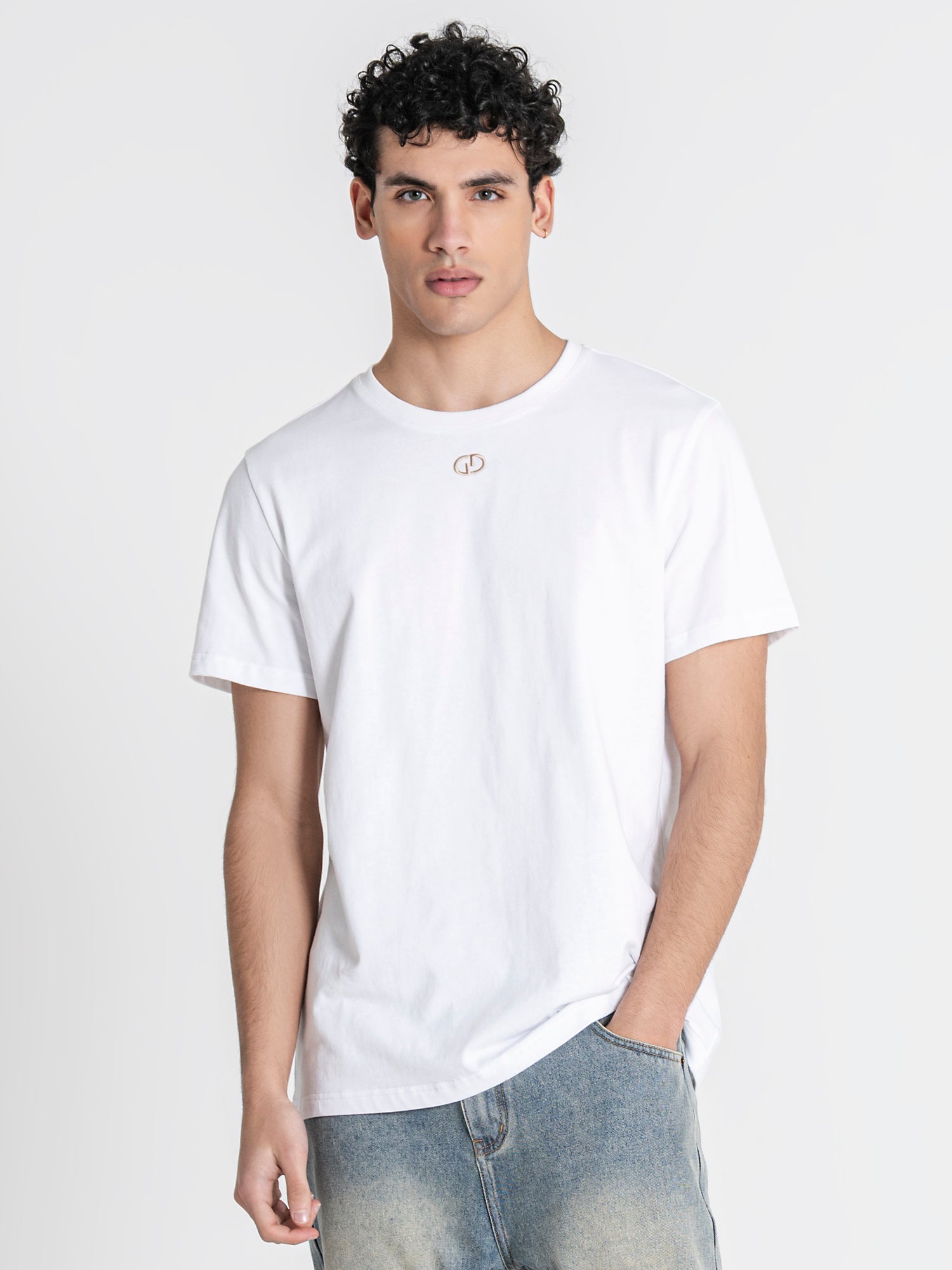 White Micro GG Tee