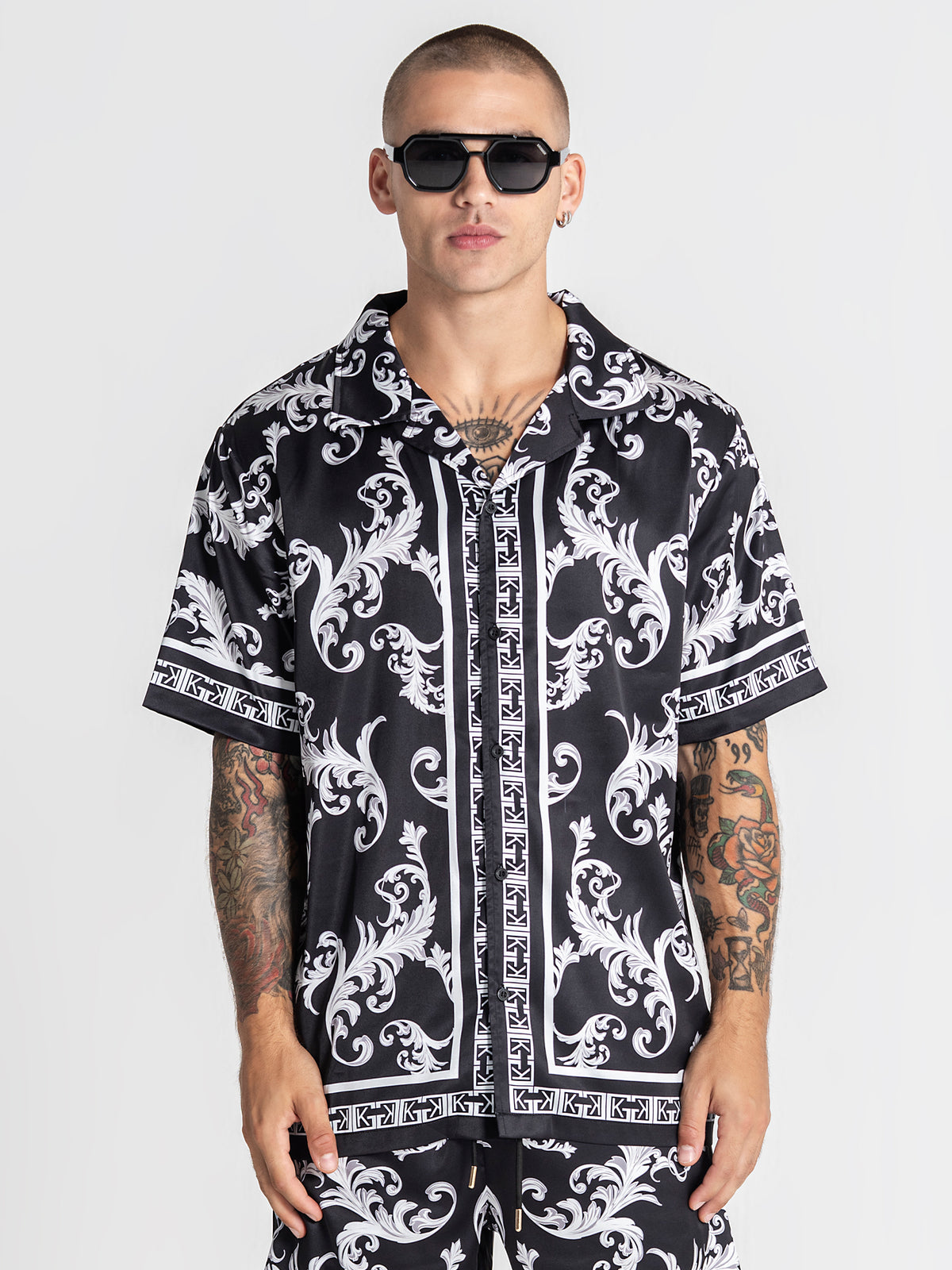 shirts / Black Majestic Satin Shirt