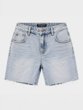 shorts / Light Pink Wash Denim Shorts