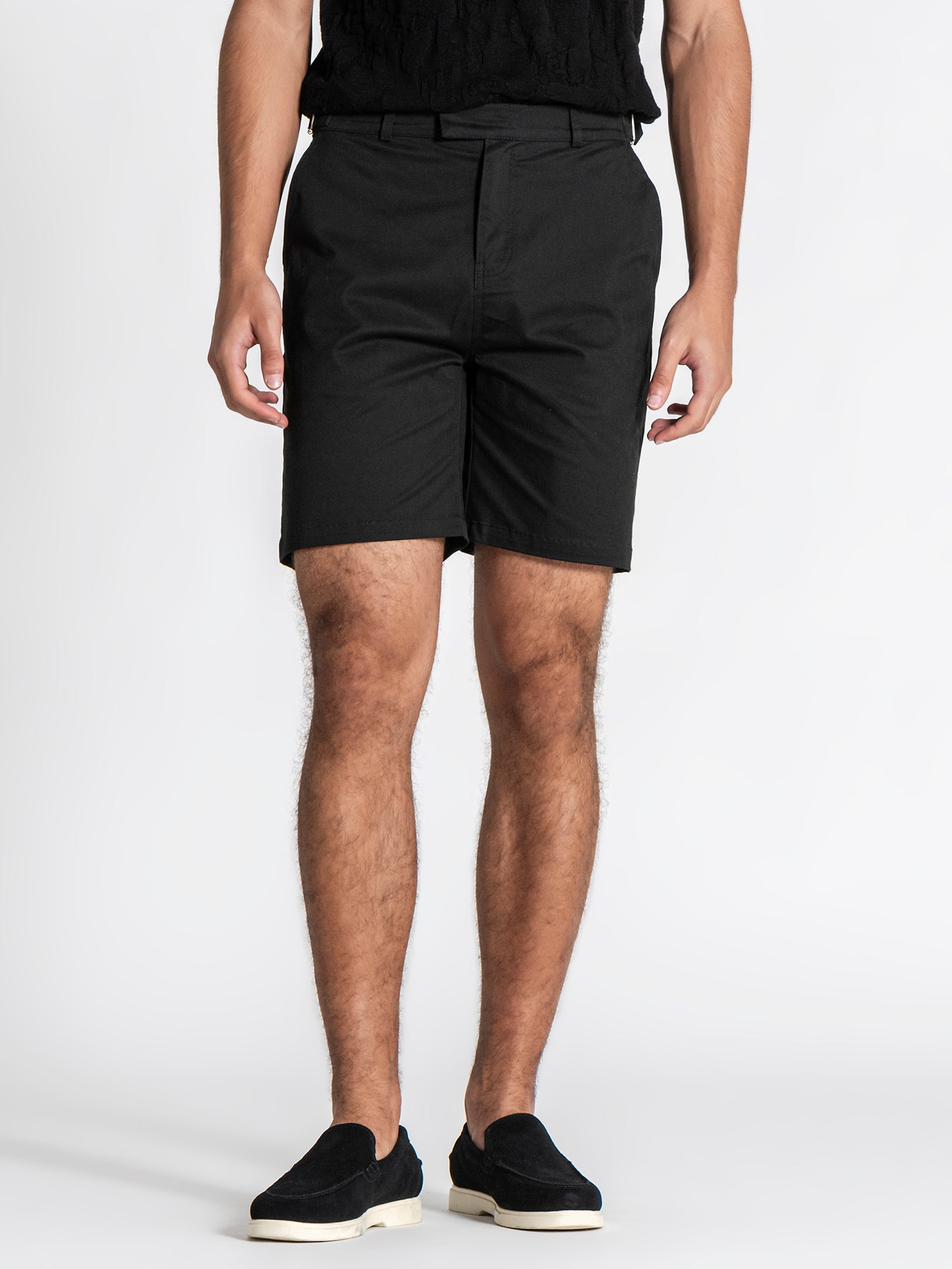 Black Lock Chino Shorts