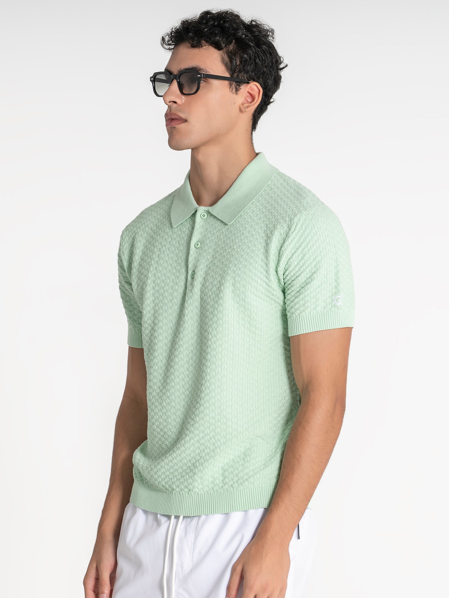 polos / Mint Pop Knit Polo