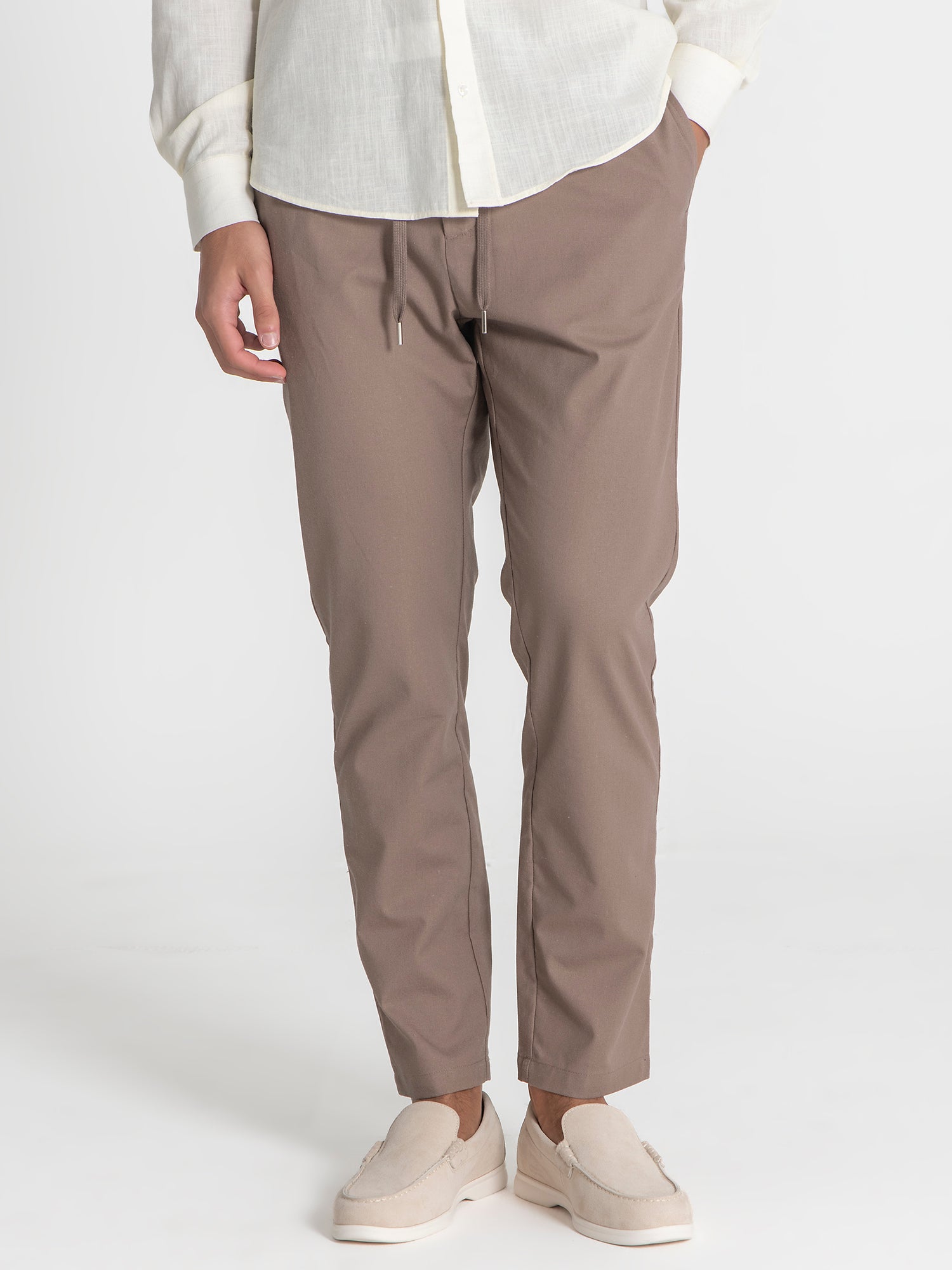 Taupe Essential Pants