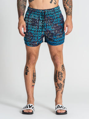 swimshorts / Multicolor Palms Swimshorts