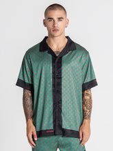 shirts / Green GK Mania Satin Shirt