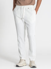 pants / White Drawstring Pants