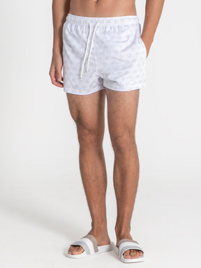 swimshorts / White GG Mania Swimshorts