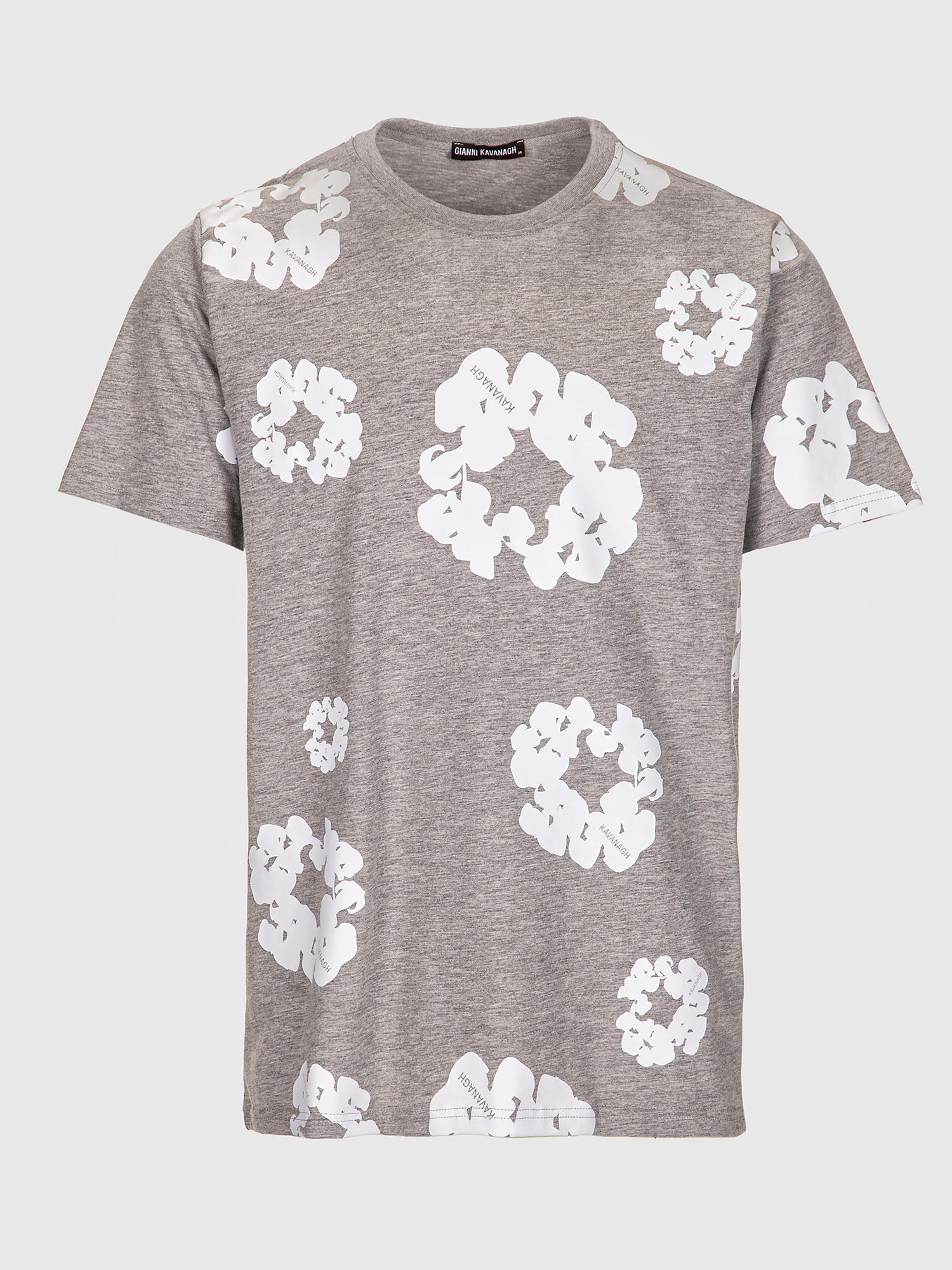 t-shirts / Grey Melange Bloom Tee