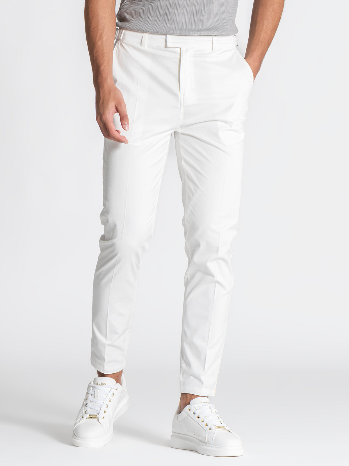 pants / White Lock Chino Pants