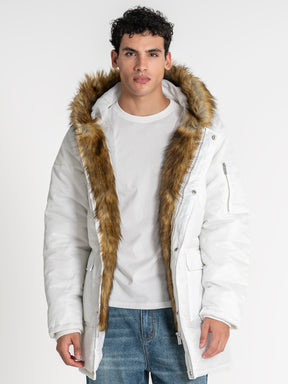 overcoats / White Delight Coat