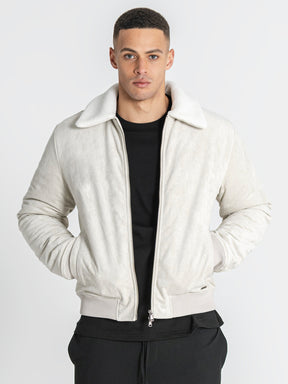 jackets / White Timeless Aviator Jacket