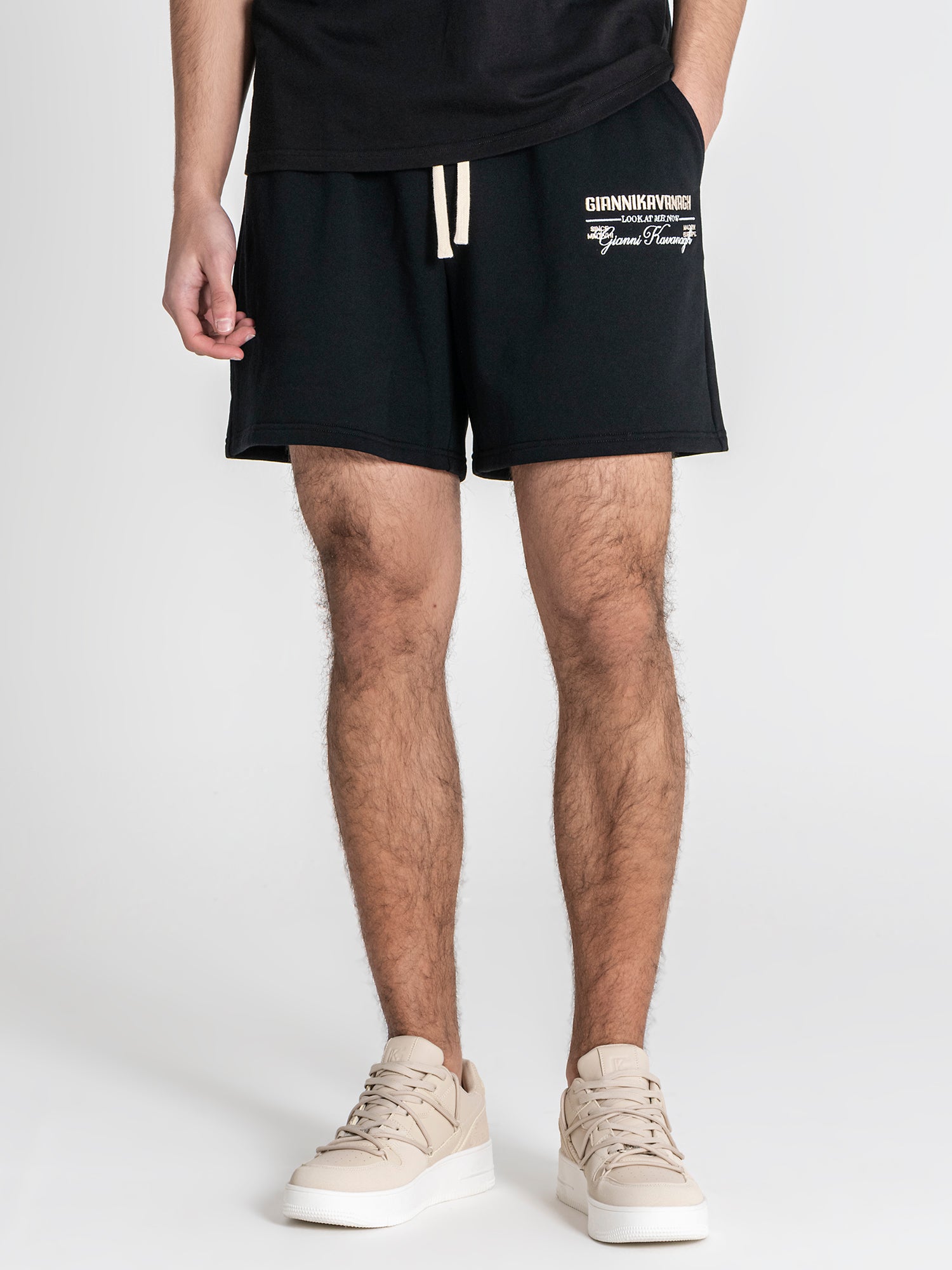 Black Look at me Shorts